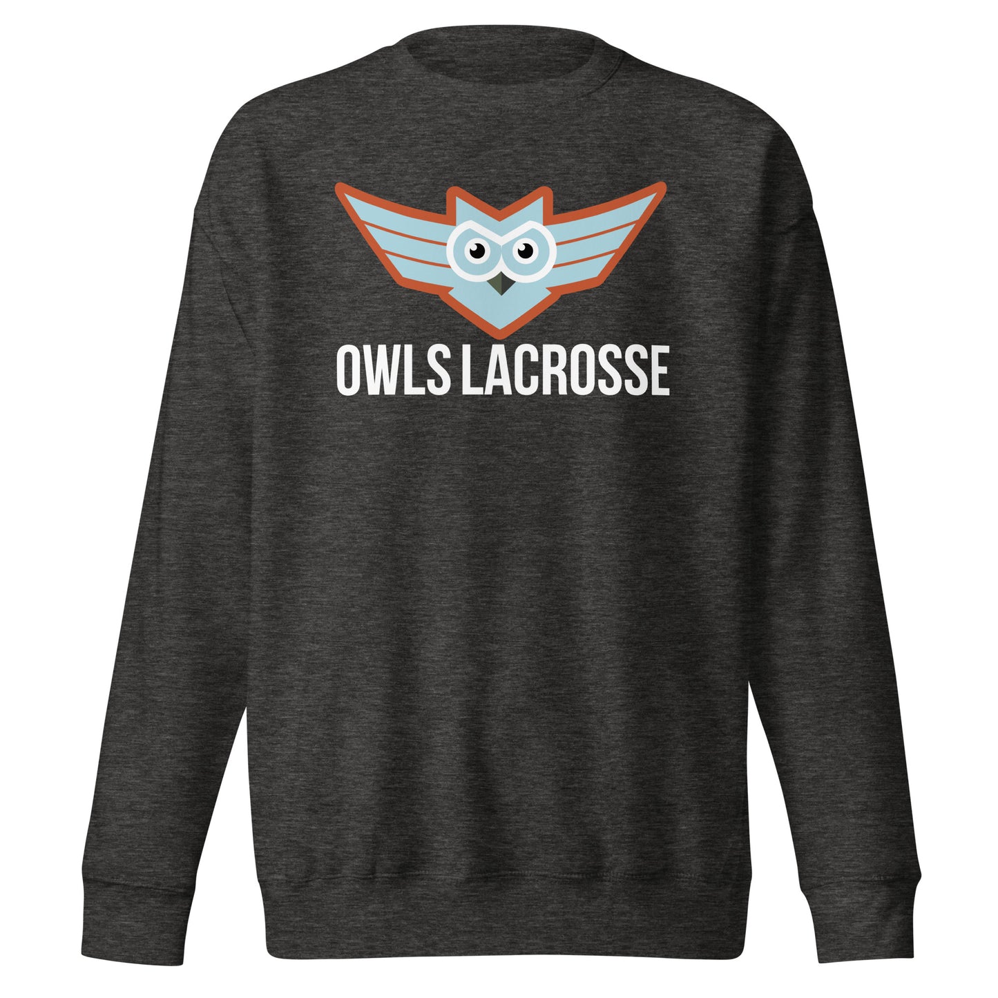 Adult OWLS Lacrosse Cotton Heritage Crewneck Sweatshirt