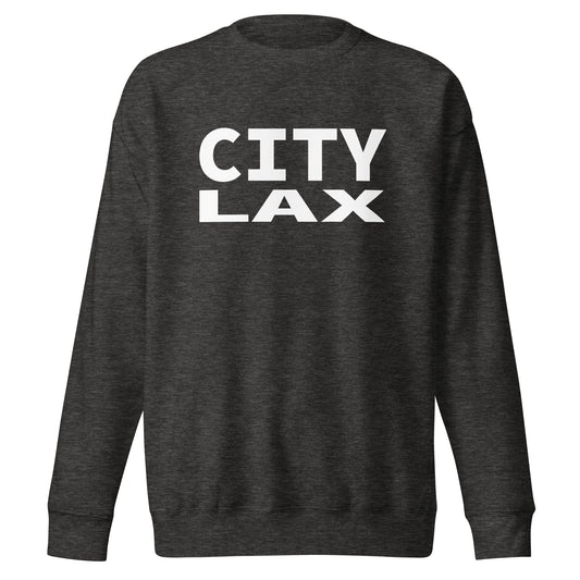 Adult PCYLO "City Lax" Cotton Heritage Crewneck Sweatshirt