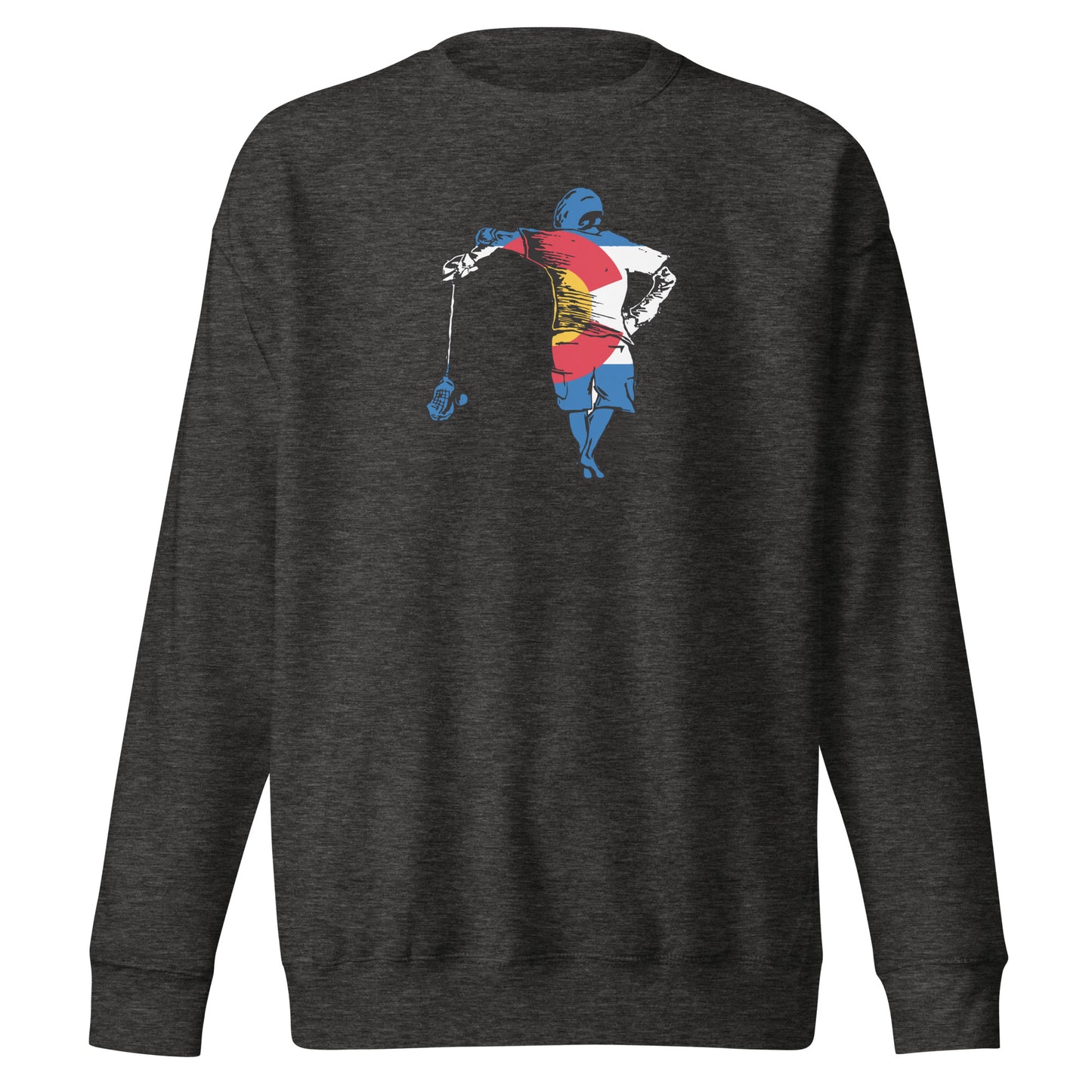 Adult POWLAX Cotton Heritage Crewneck Sweatshirt