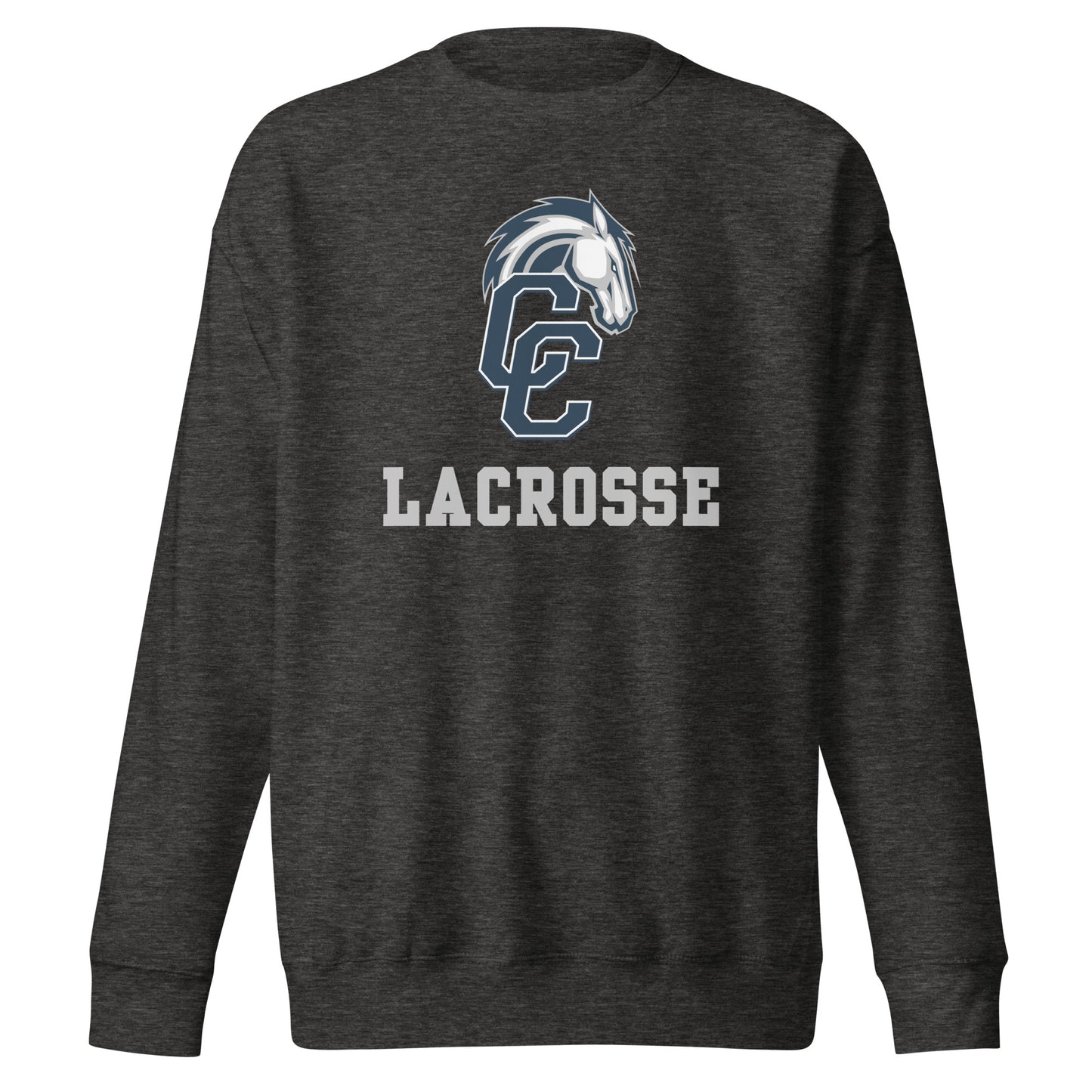 Adult Corner Canyon Lacrosse Cotton Heritage Crewneck Sweatshirt