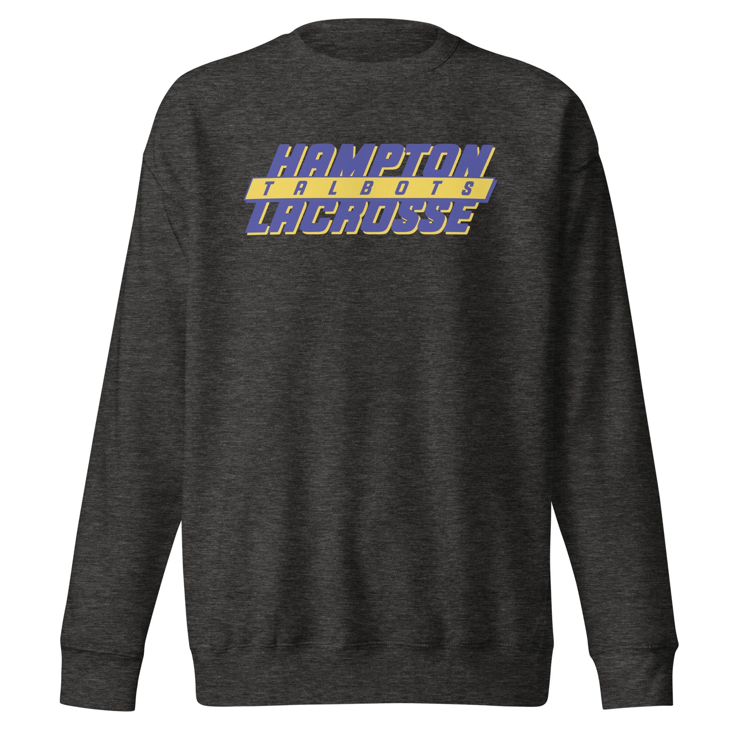 Adult Hampton Lacrosse Cotton Heritage Crewneck Sweatshirt