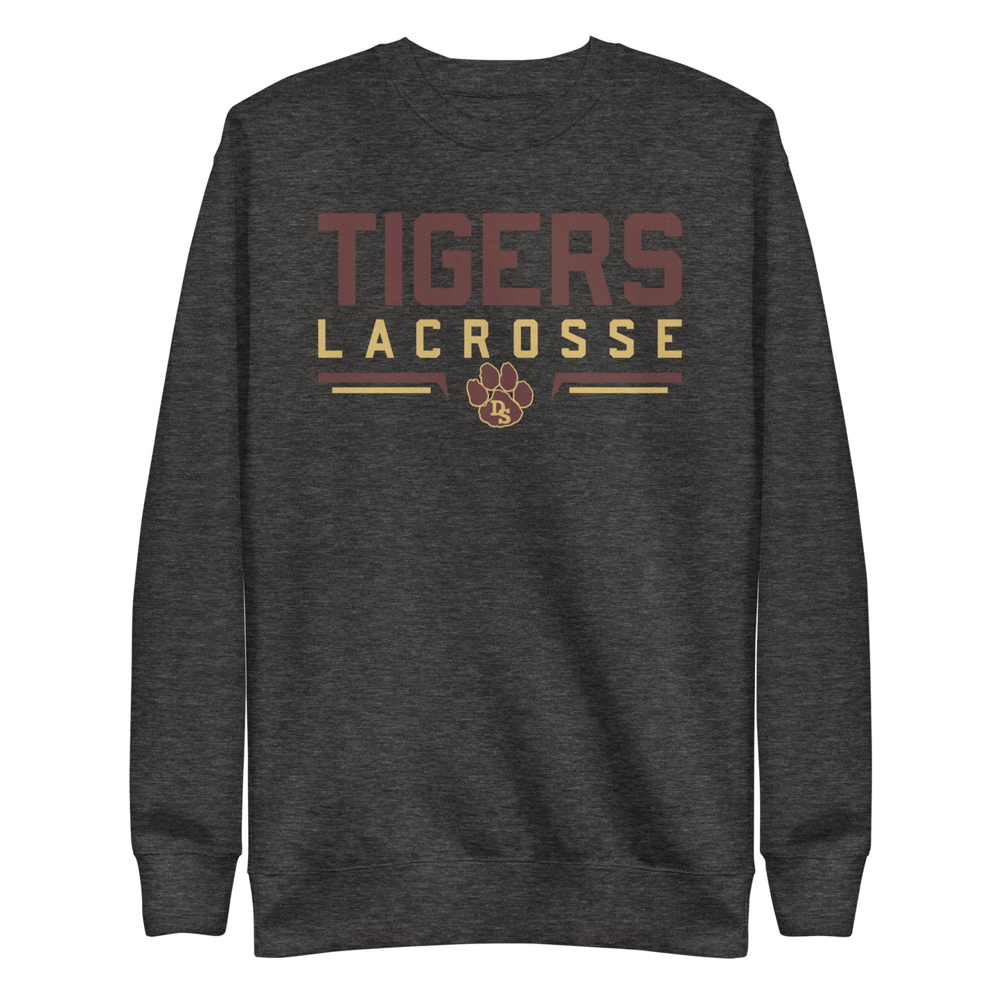 Adult Drip Tigers Lacrosse Cotton Heritage Premium Sweatshirt