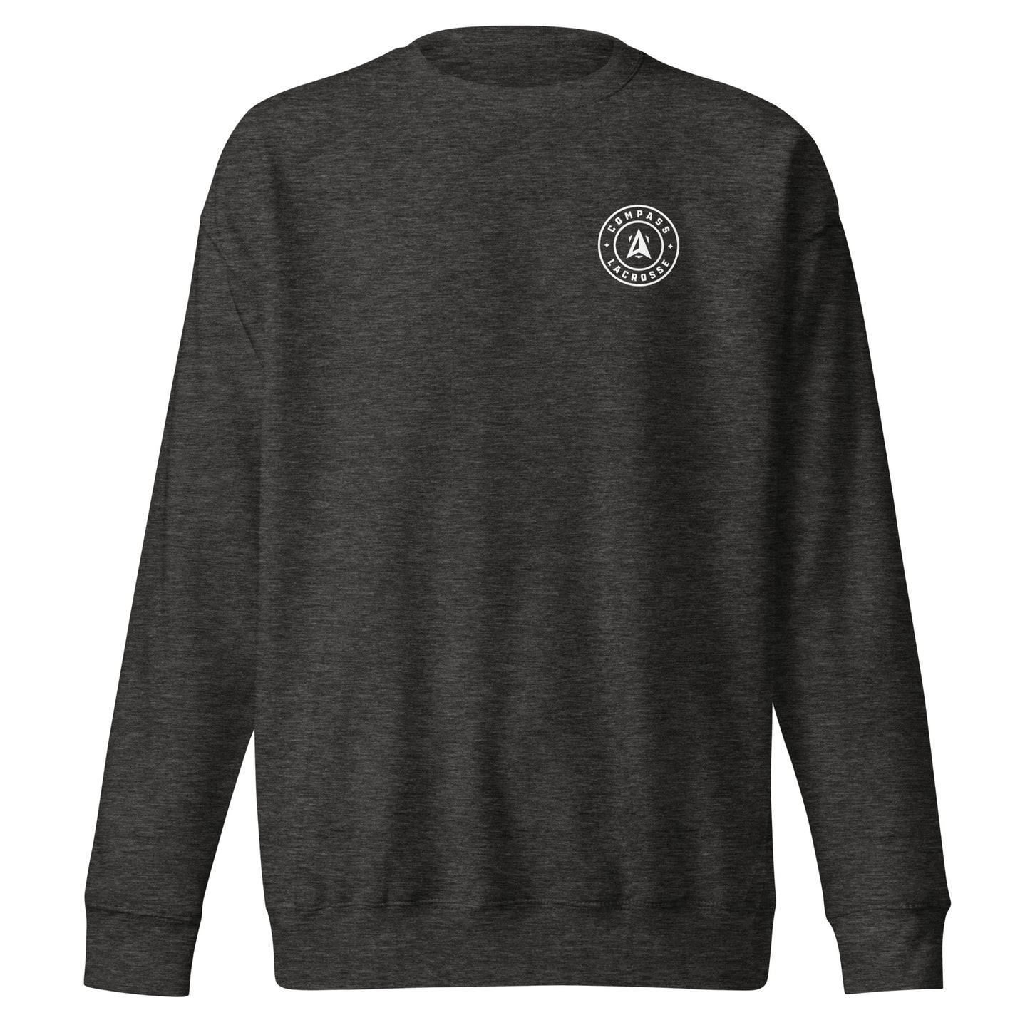 Adult Compass Lacrosse Cotton Heritage Crewneck Sweatshirt