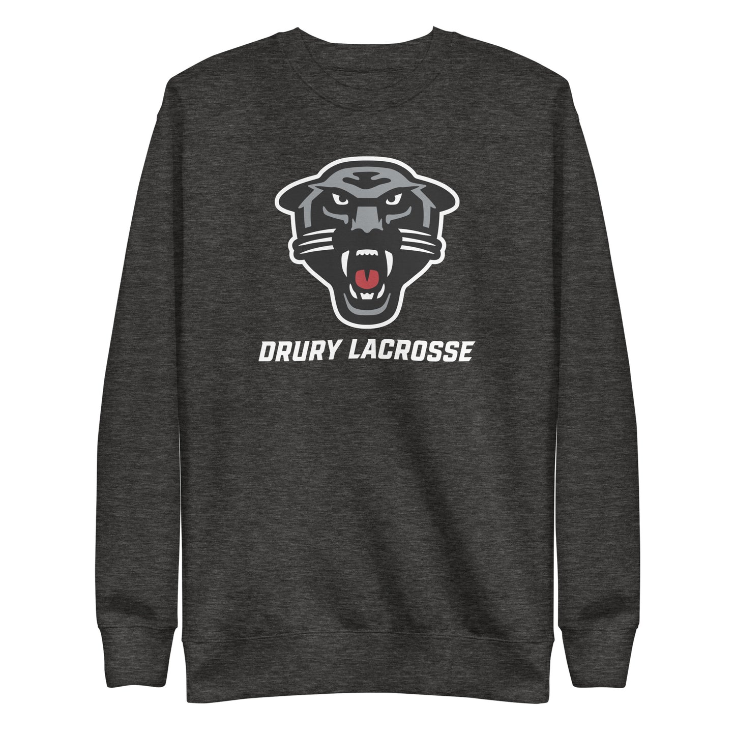 Adult Drury Lacrosse Cotton Heritage Crewneck Sweatshirt