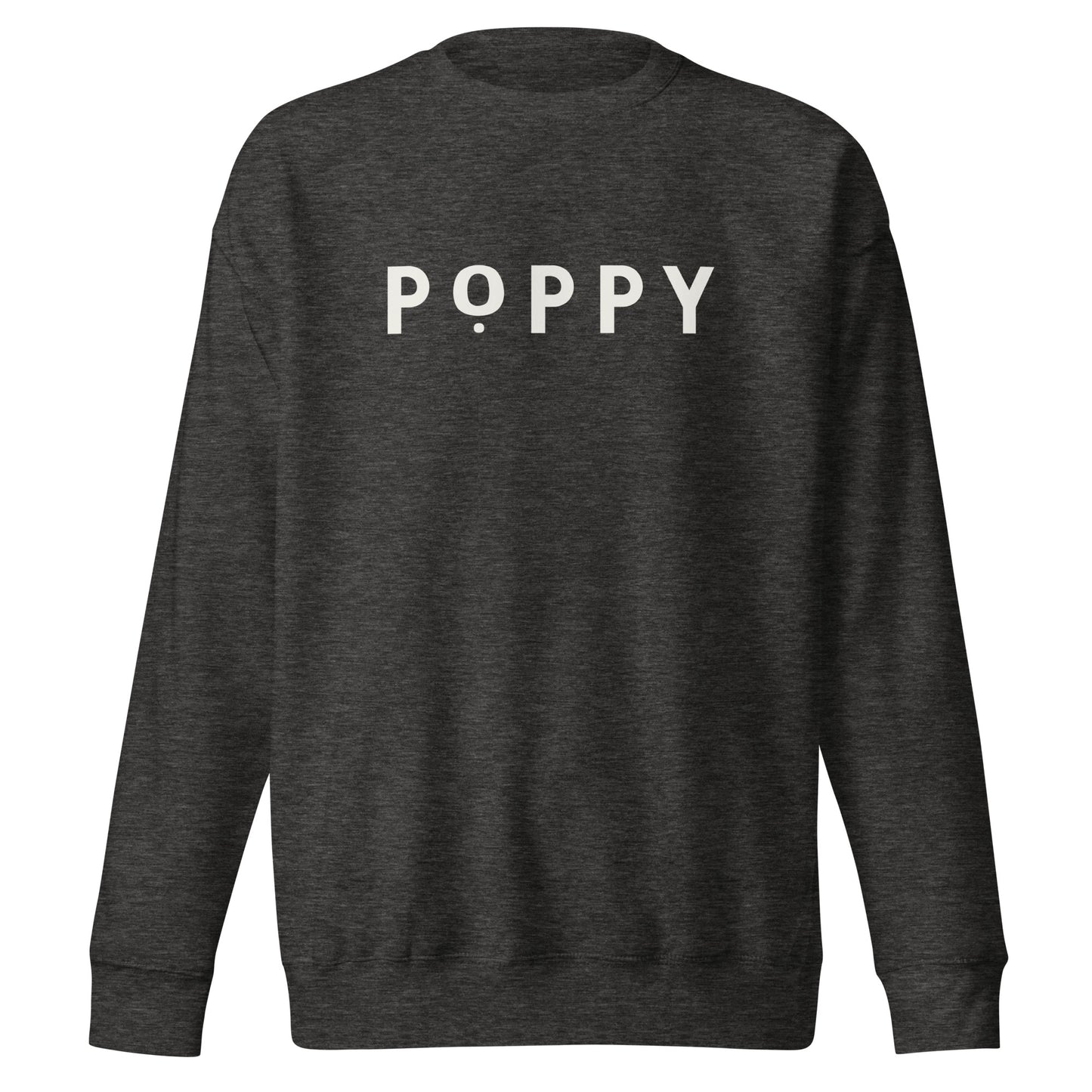 Adult Poppy Flowers Cotton Heritage Crewneck