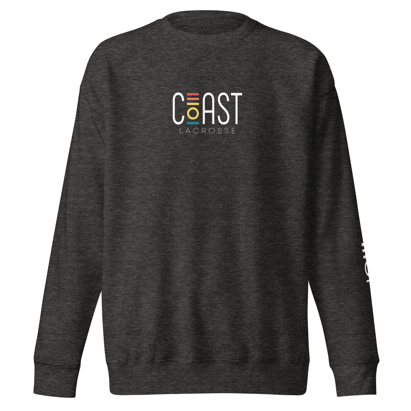 Adult Coast Lacrosse Cotton Heritage Crewneck Sweatshirt