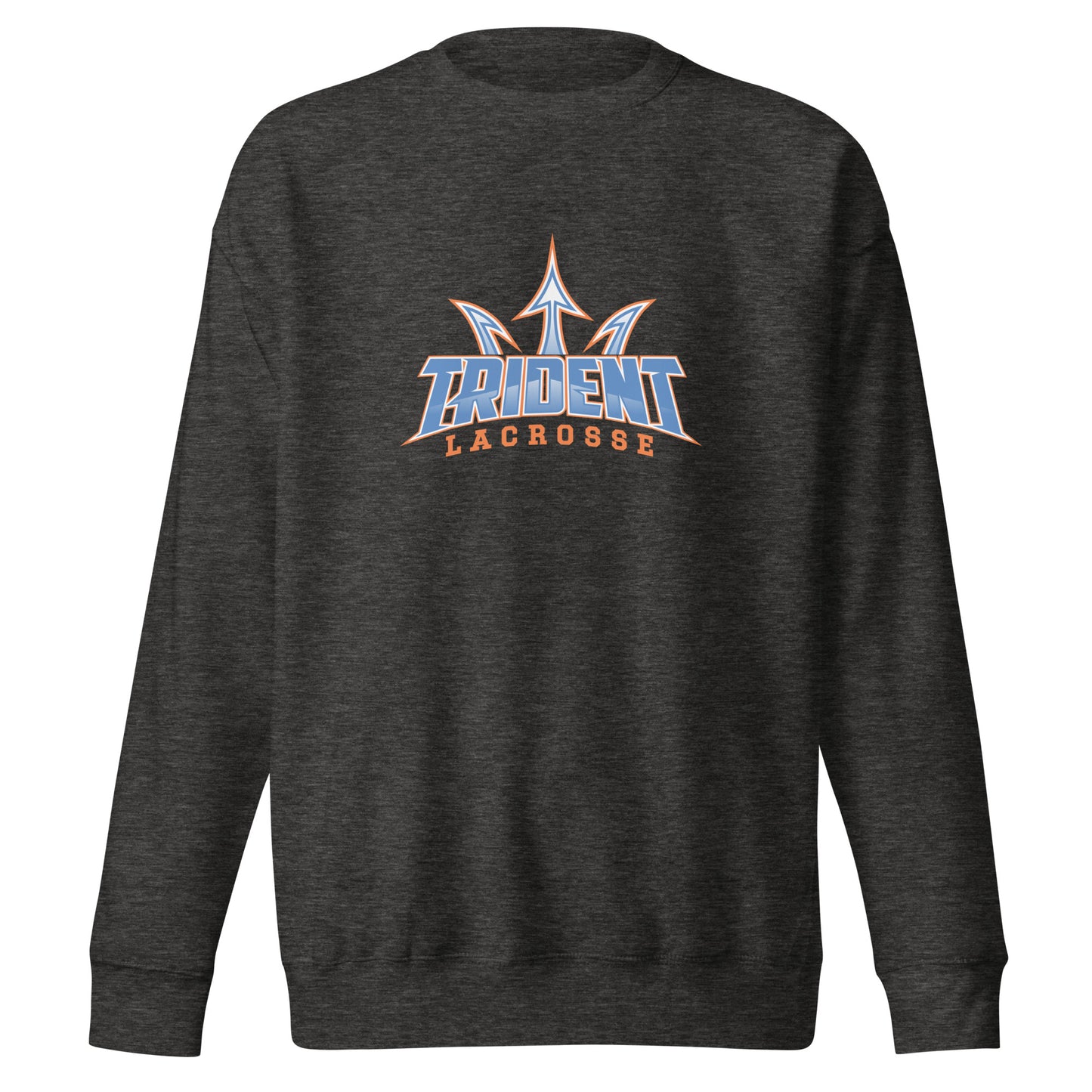 Adult Trident Lacrosse Cotton Heritage Crewneck Sweatshirt