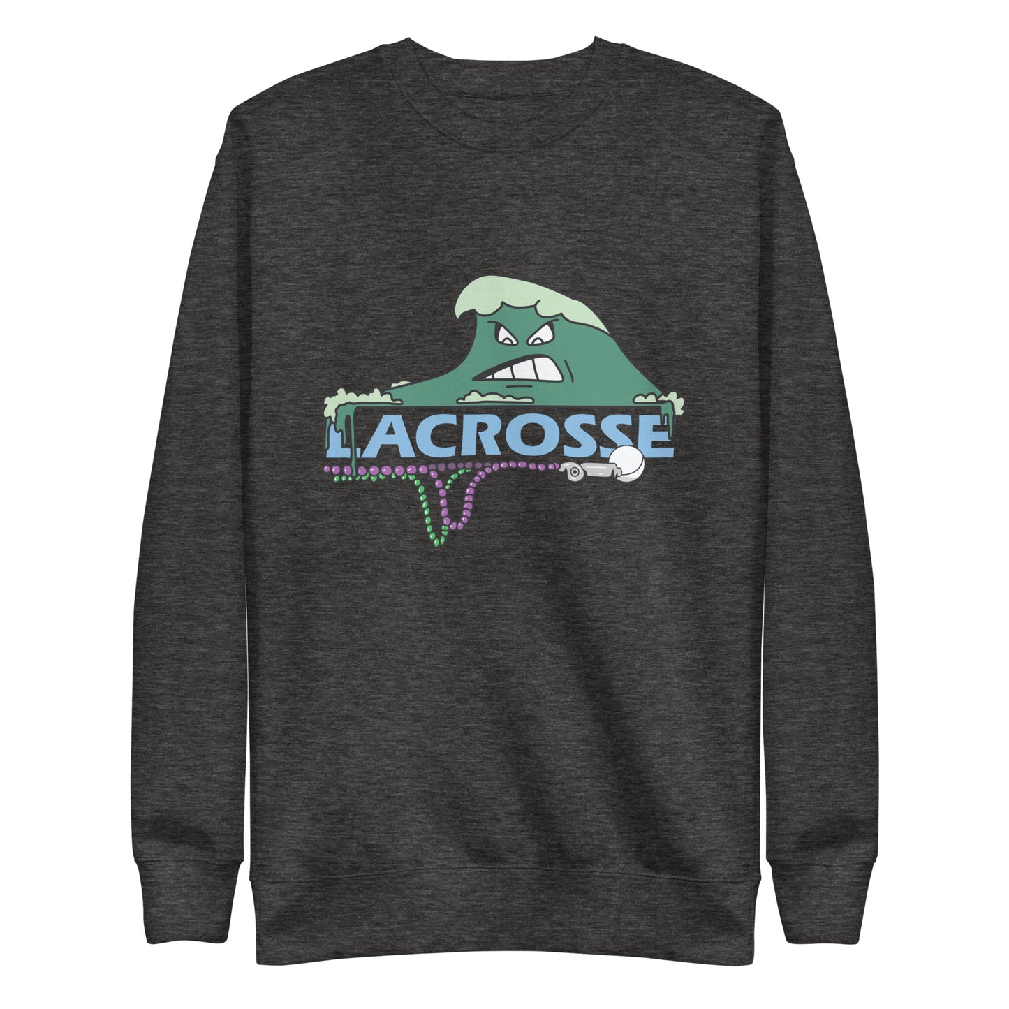 Adult Tulane Lacrosse Cotton Heritage Sweatshirt