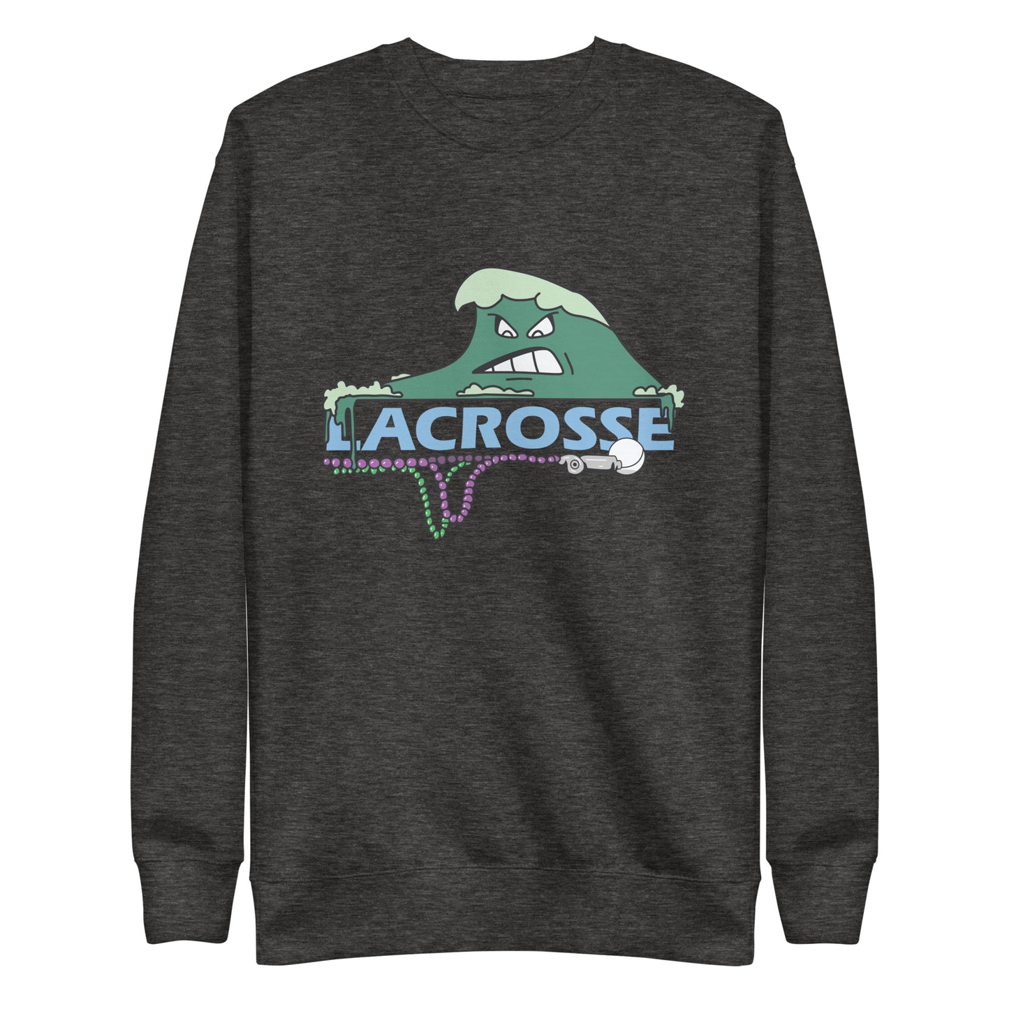 Adult Tulane Lacrosse Cotton Heritage Sweatshirt