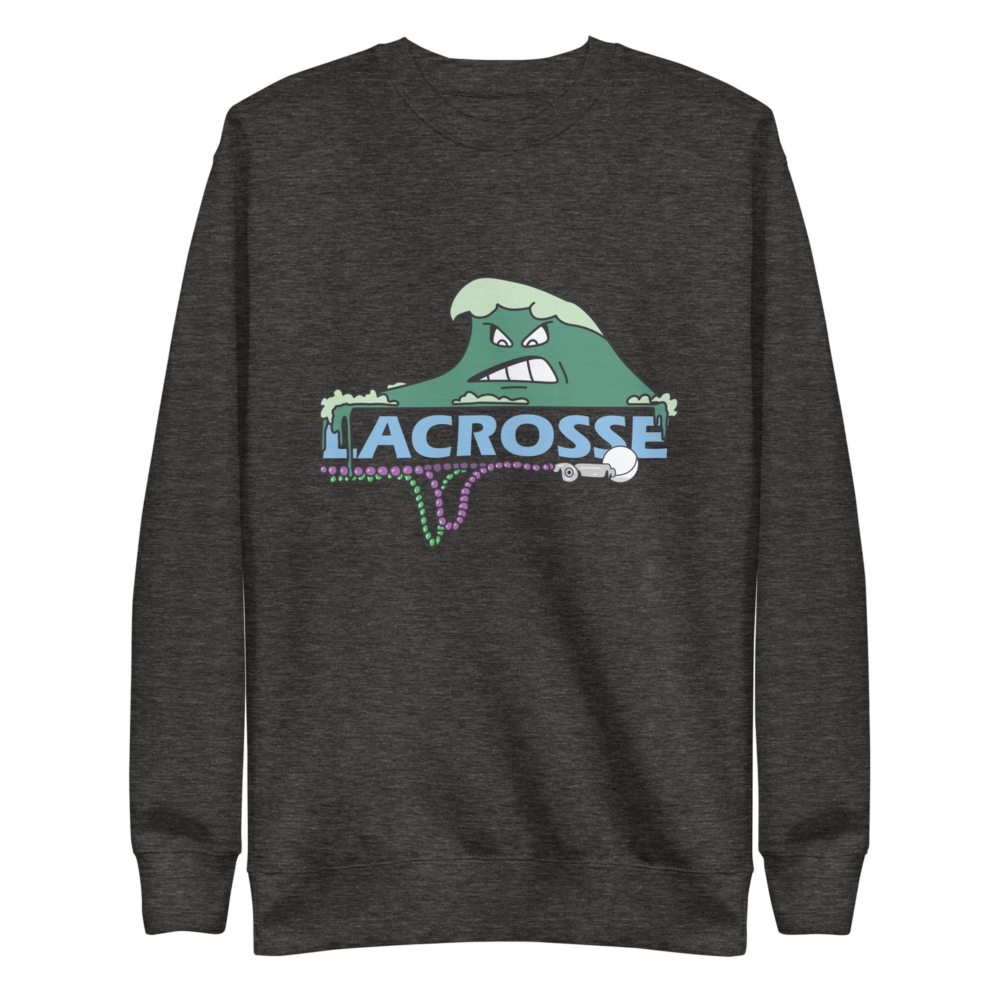 Adult Tulane Lacrosse Cotton Heritage Sweatshirt