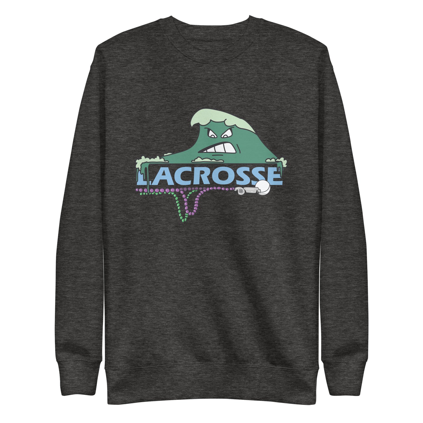 Adult Tulane Lacrosse Cotton Heritage Sweatshirt