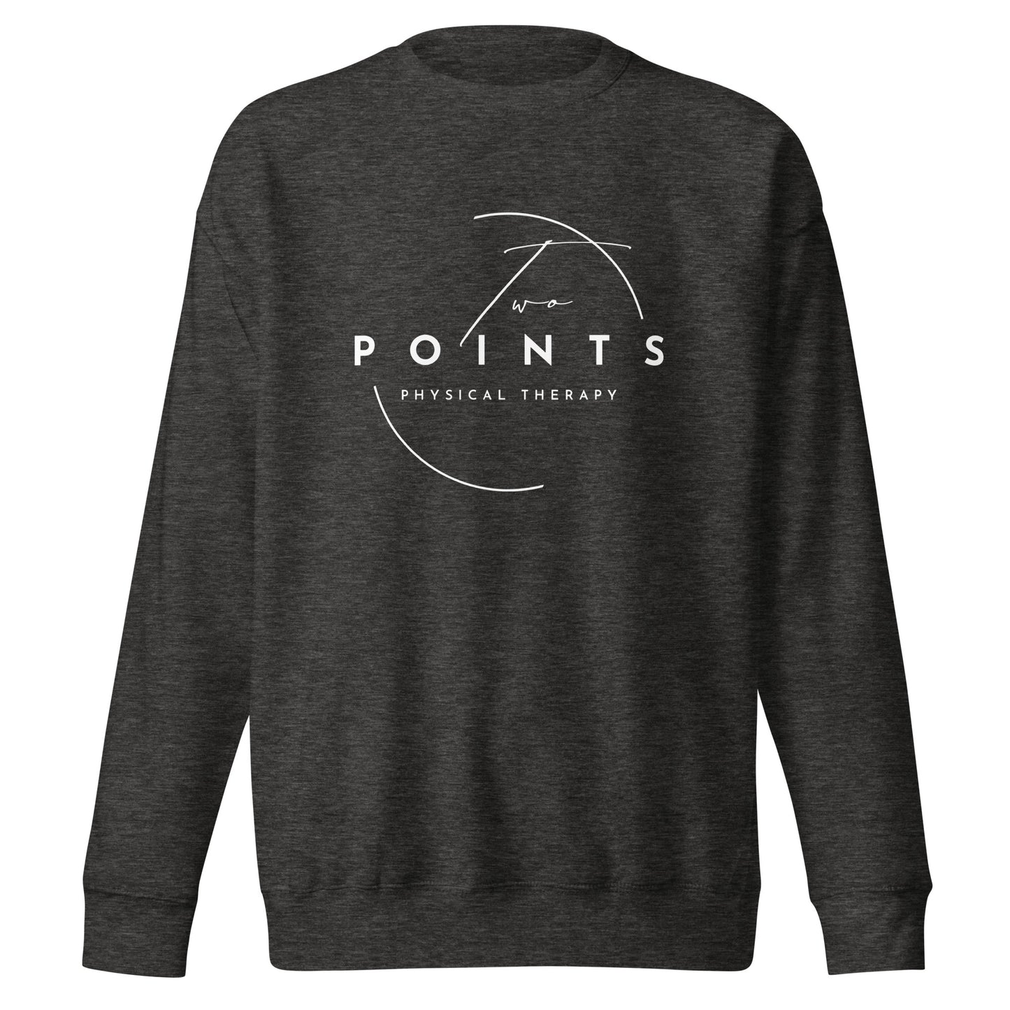 Adult Two Points Physical Therapy Cotton Heritage Crewneck