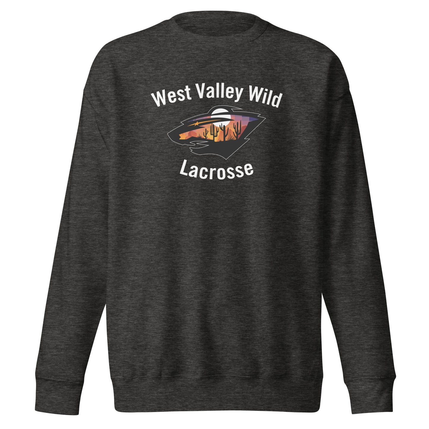 Adult WVW Lacrosse Cotton Heritage Crewneck Sweatshirt