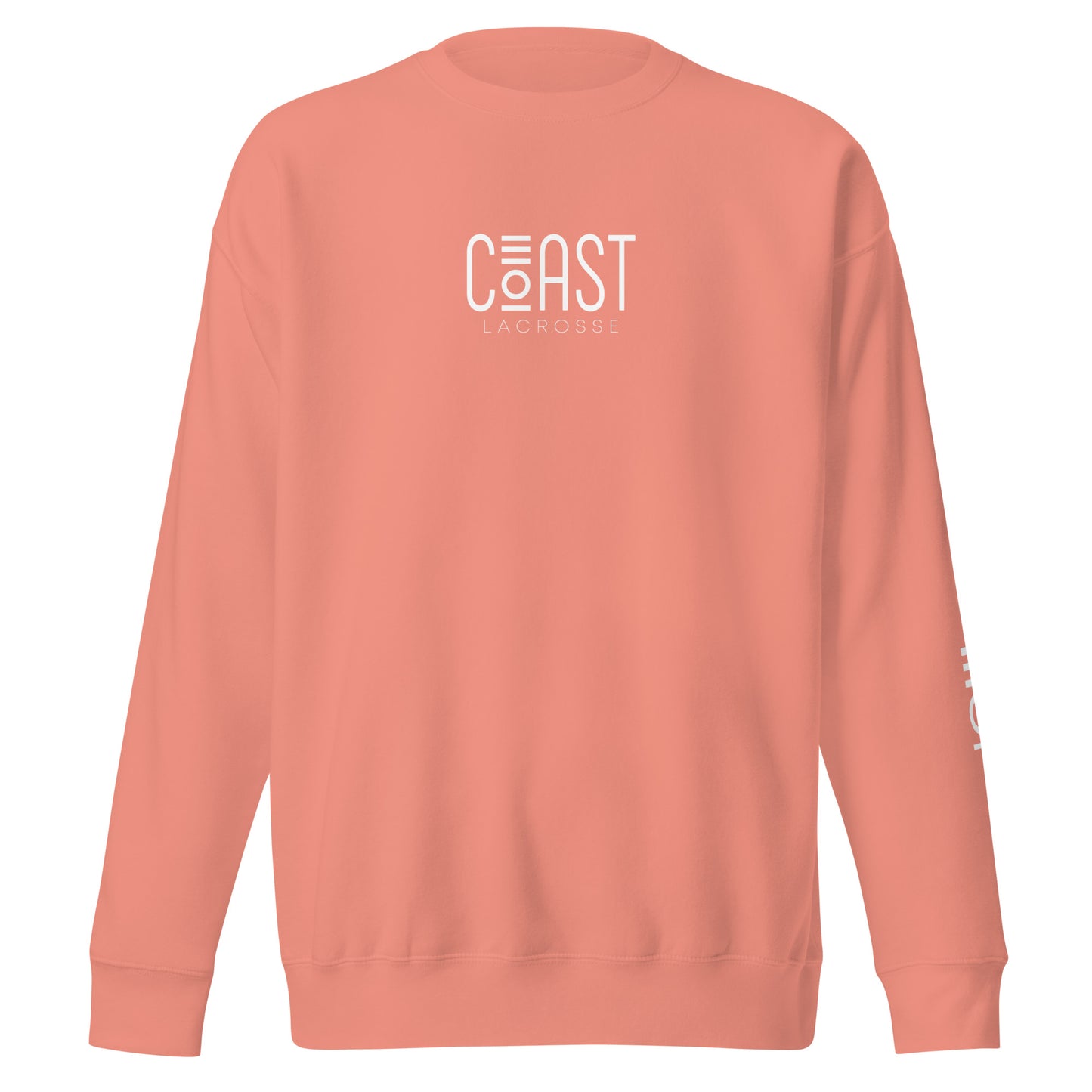 Adult Coast Lacrosse Cotton Heritage Crewneck Sweatshirt