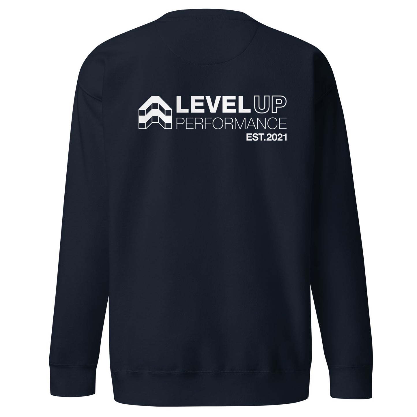 Adult Level Up Cotton Heritage Crewneck Sweatshirt (Front & Back)
