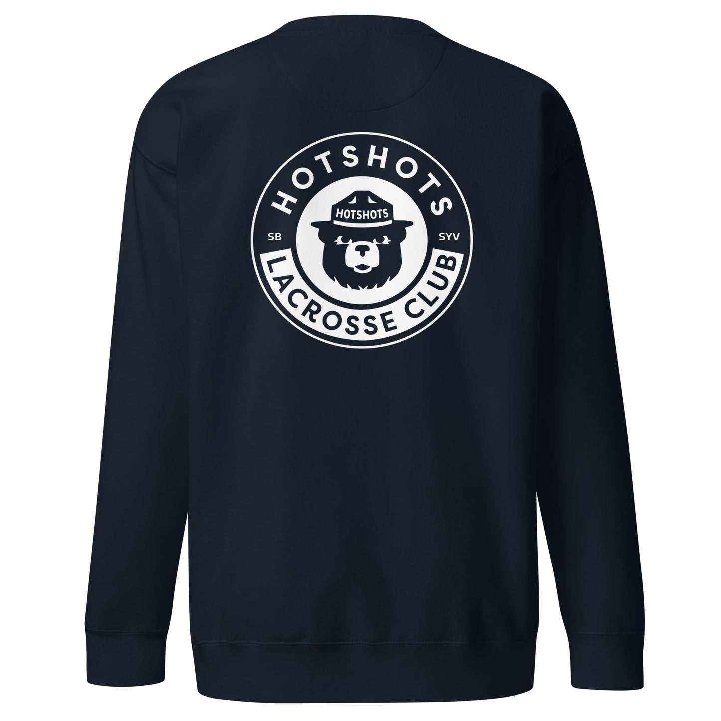 Adult Hotshots Lacrosse Cotton Heritage Crewneck Sweatshirt