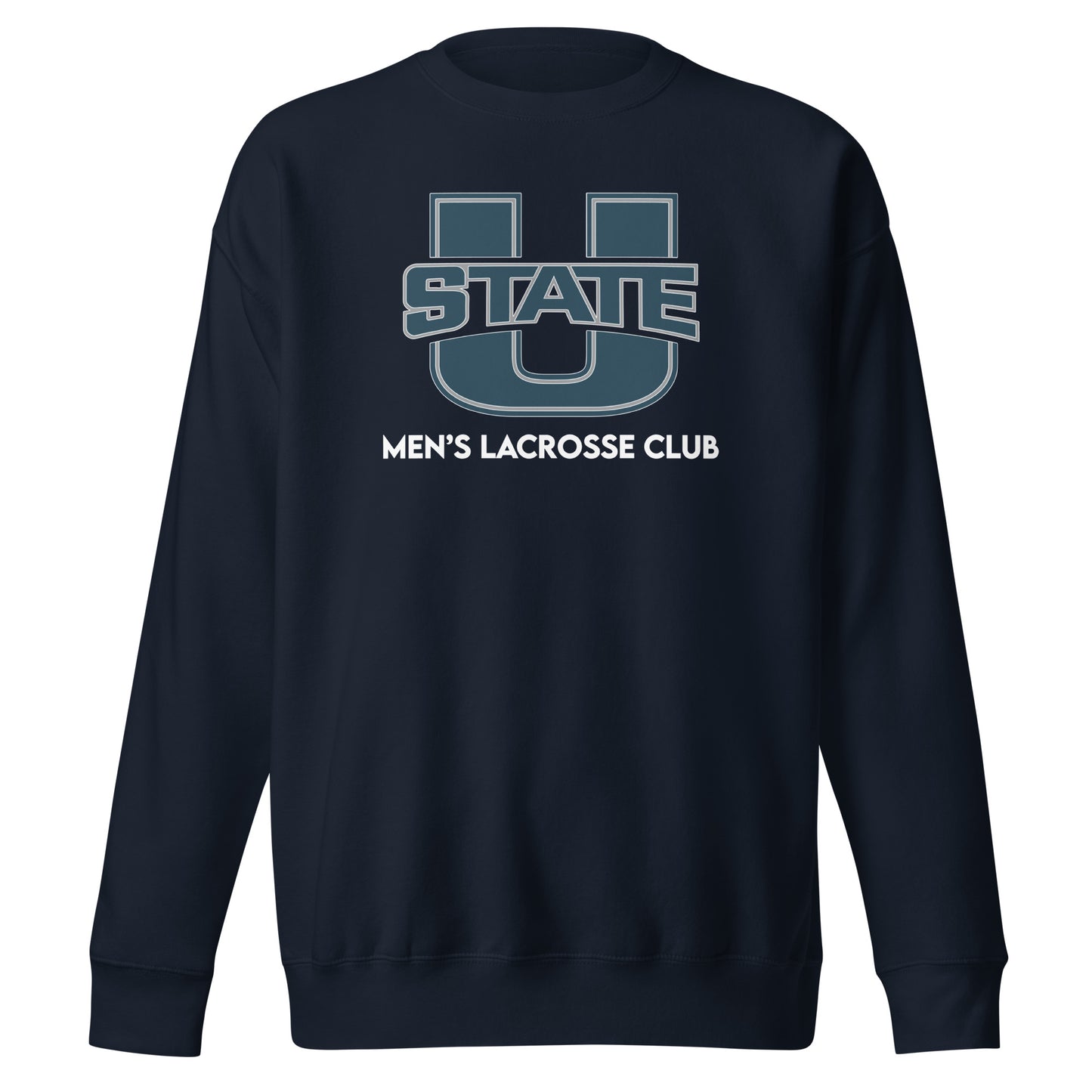 Adult USU Lacrosse Cotton Heritage Crewneck Sweatshirt