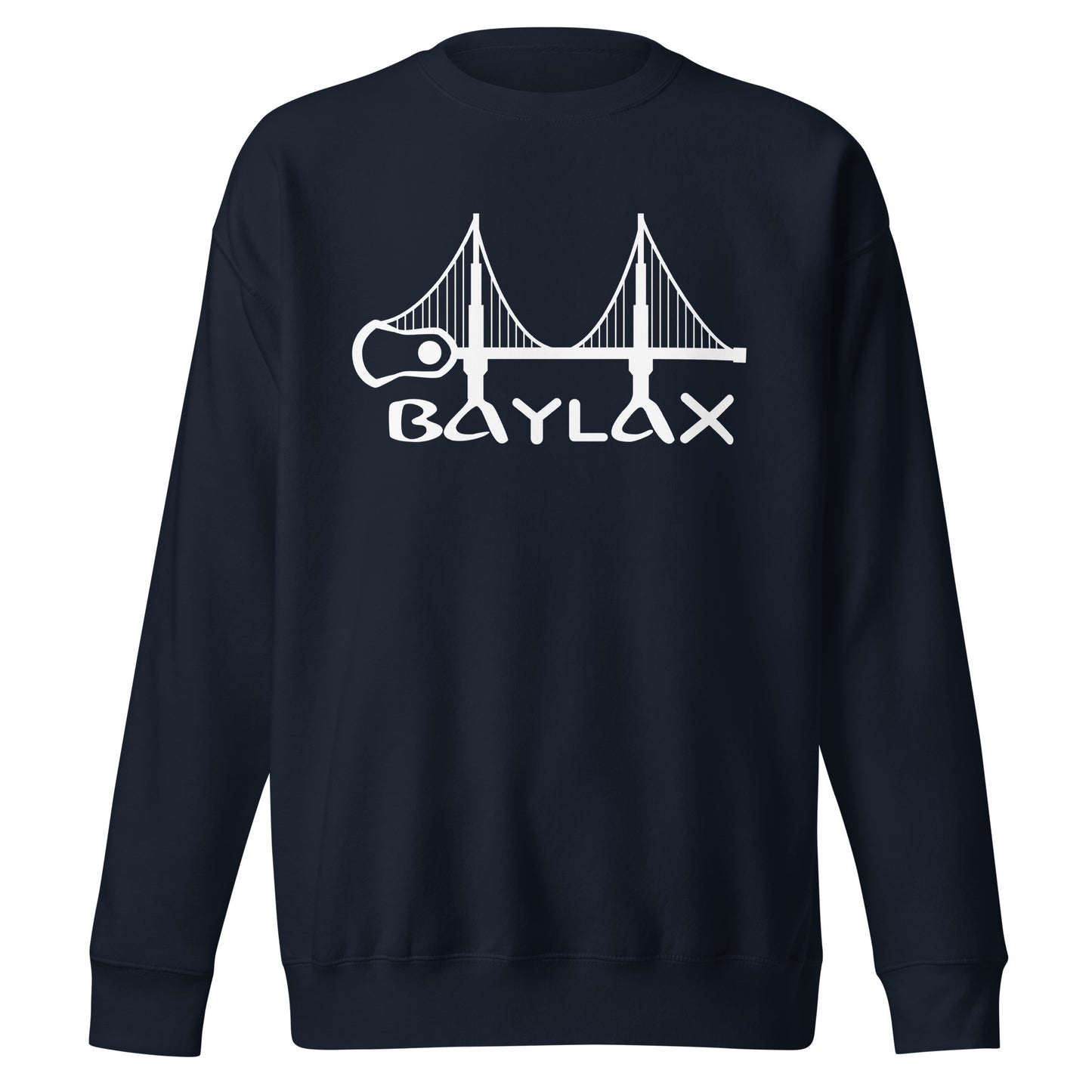 Adult BayLax Cotton Heritage Crewneck Sweatshirt