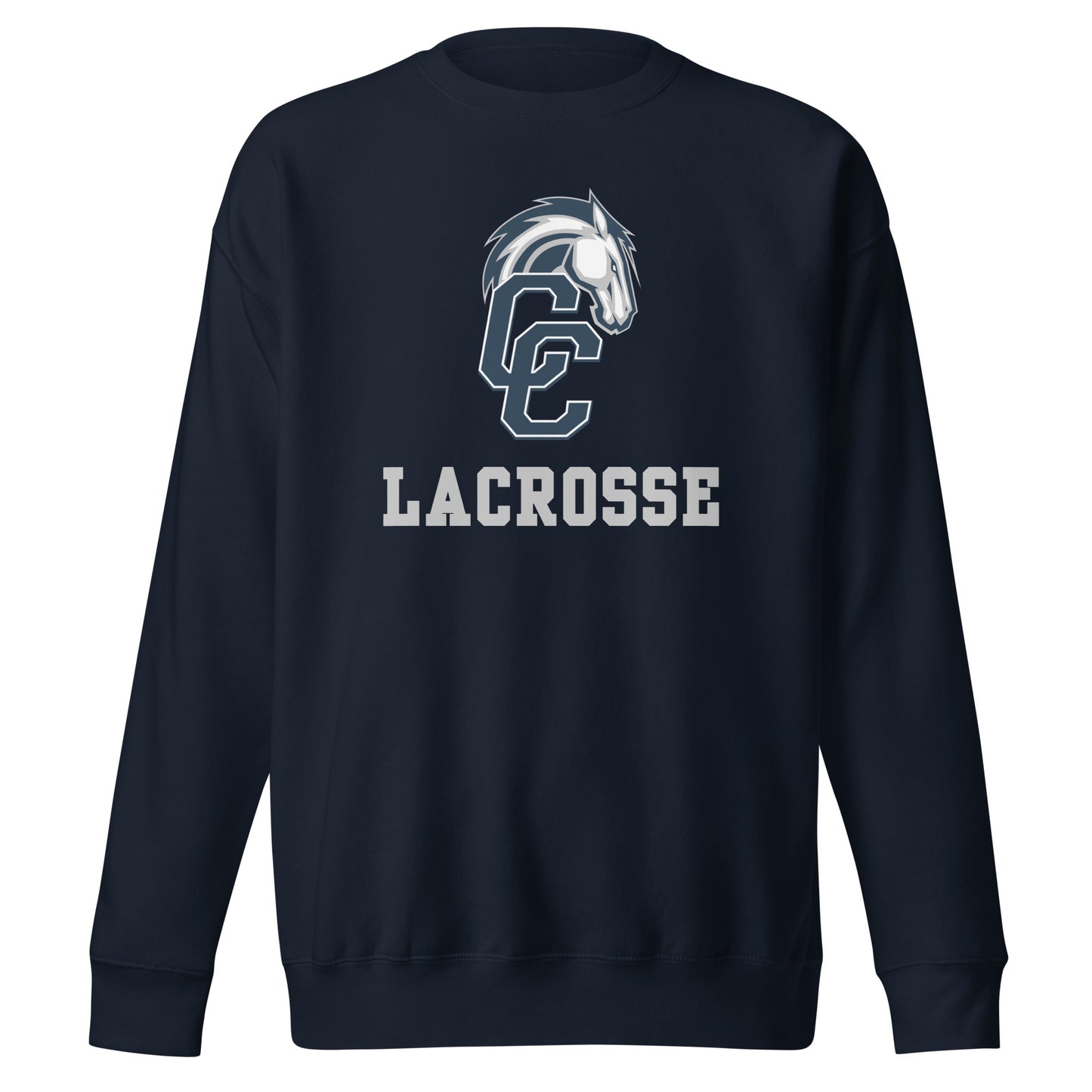 Adult Corner Canyon Lacrosse Cotton Heritage Crewneck Sweatshirt