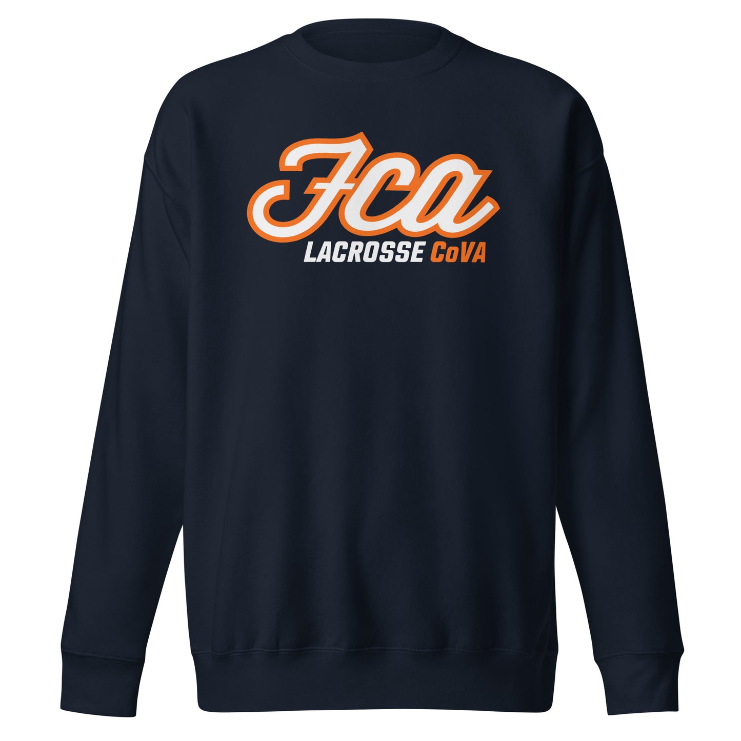 Adult FCA Lacrosse Cotton Heritage Crewneck Sweatshirt