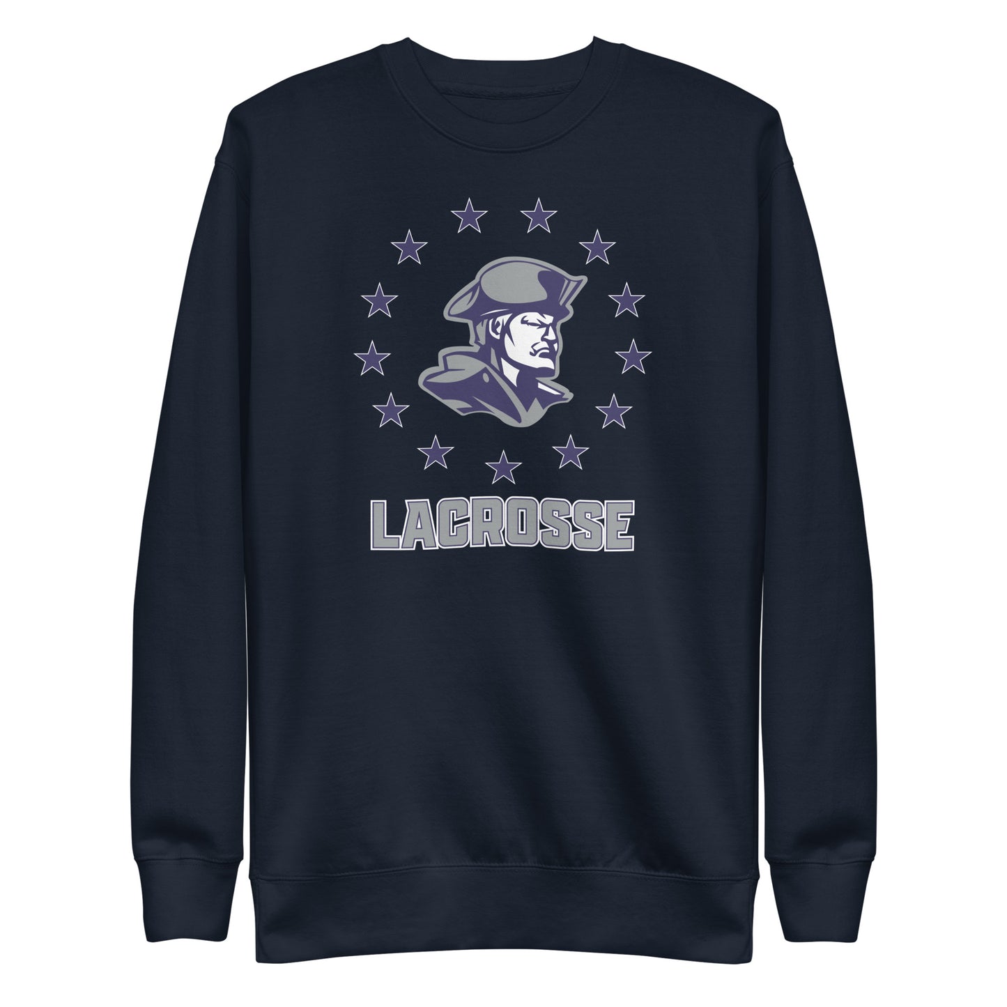 Adult Rebel Lax Cotton Heritage Crewneck Sweatshirt