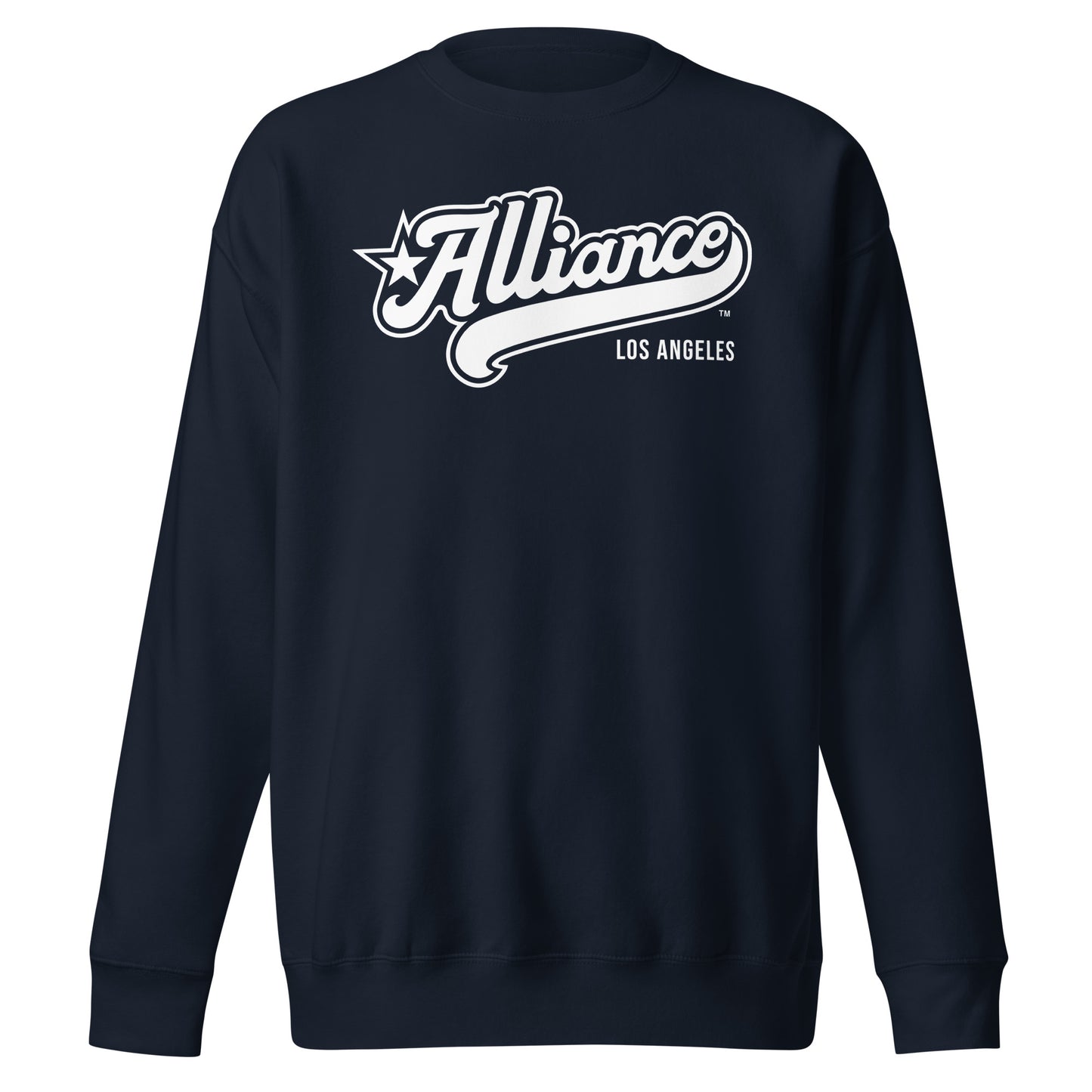 Adult LA Alliance Lacrosse Cotton Heritage Crewneck Sweatshirt