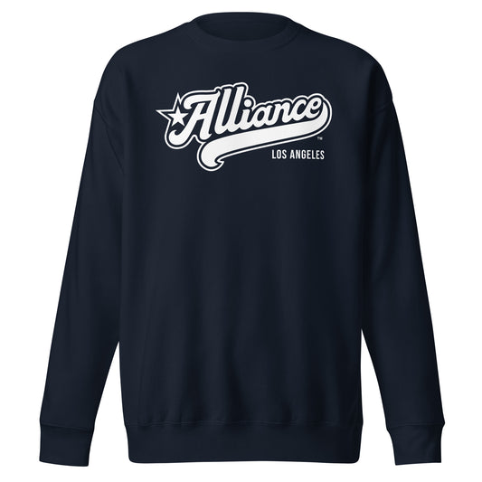 Adult LA Alliance Lacrosse Cotton Heritage Crewneck Sweatshirt