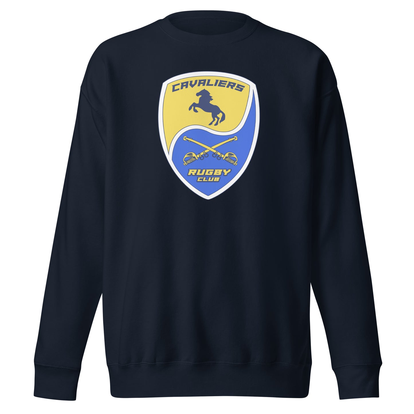 Adult Cavaliers Rugby Cotton Heritage Crewneck Sweatshirt