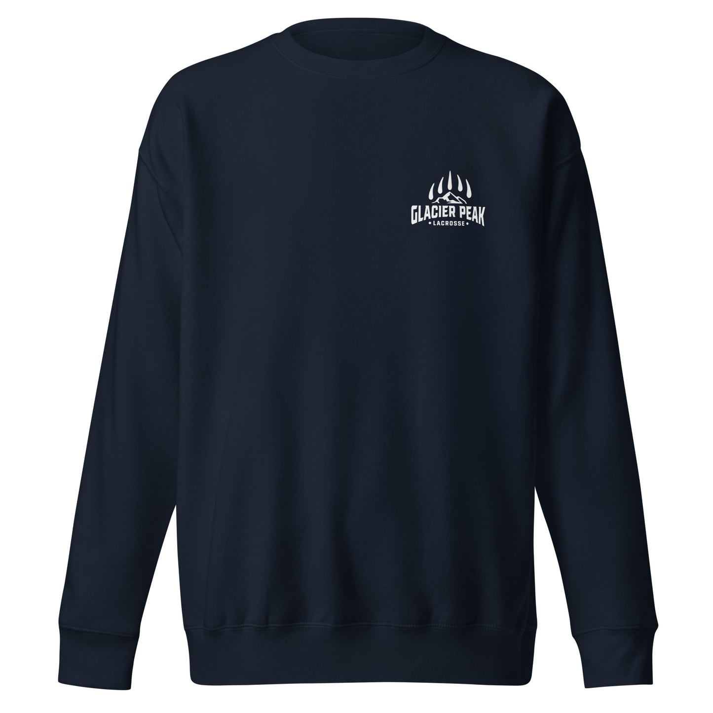 Adult Glacier Peak Lacrosse Cotton Heritage Crewneck Sweatshirt