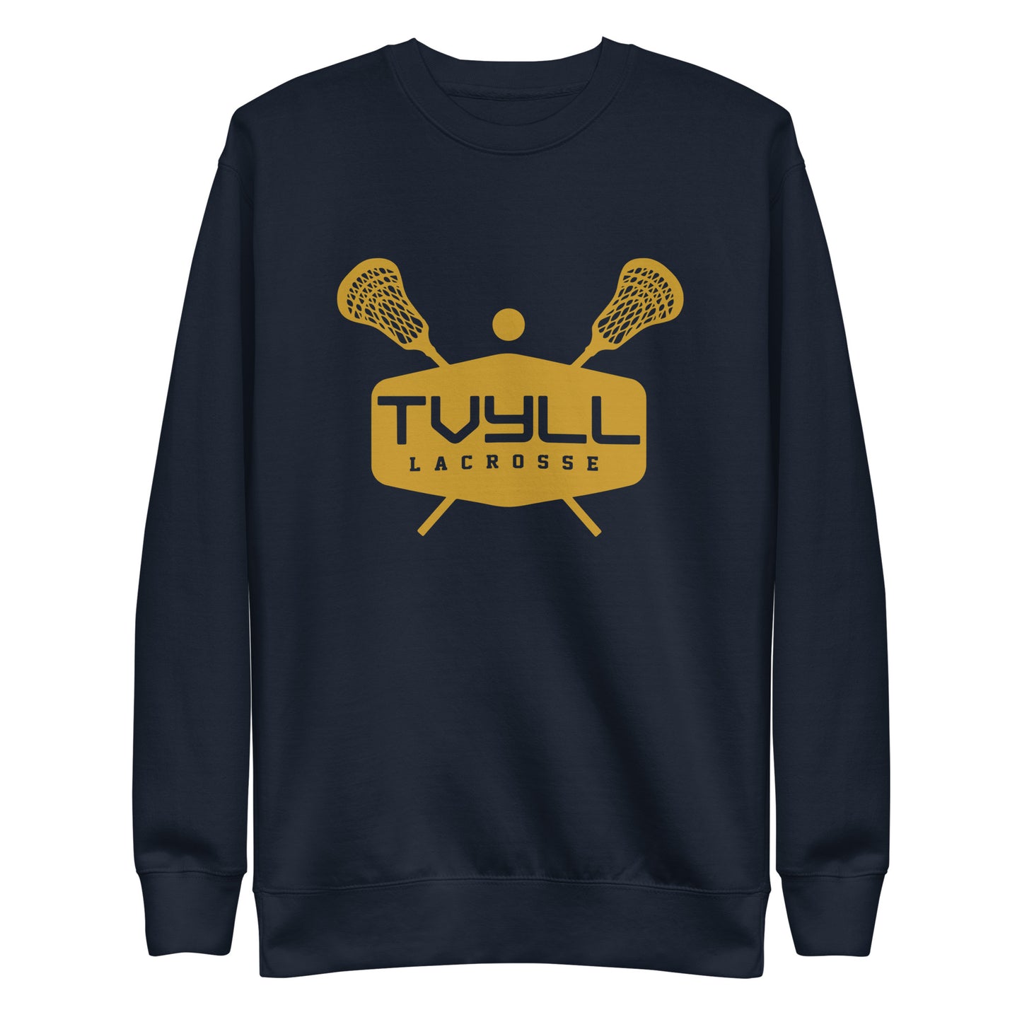 Adult TVYLL Lacrosse Cotton Heritage Premium Sweatshirt