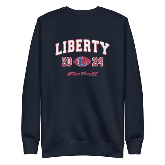 Adult Liberty Football Cotton Heritage Hoodie