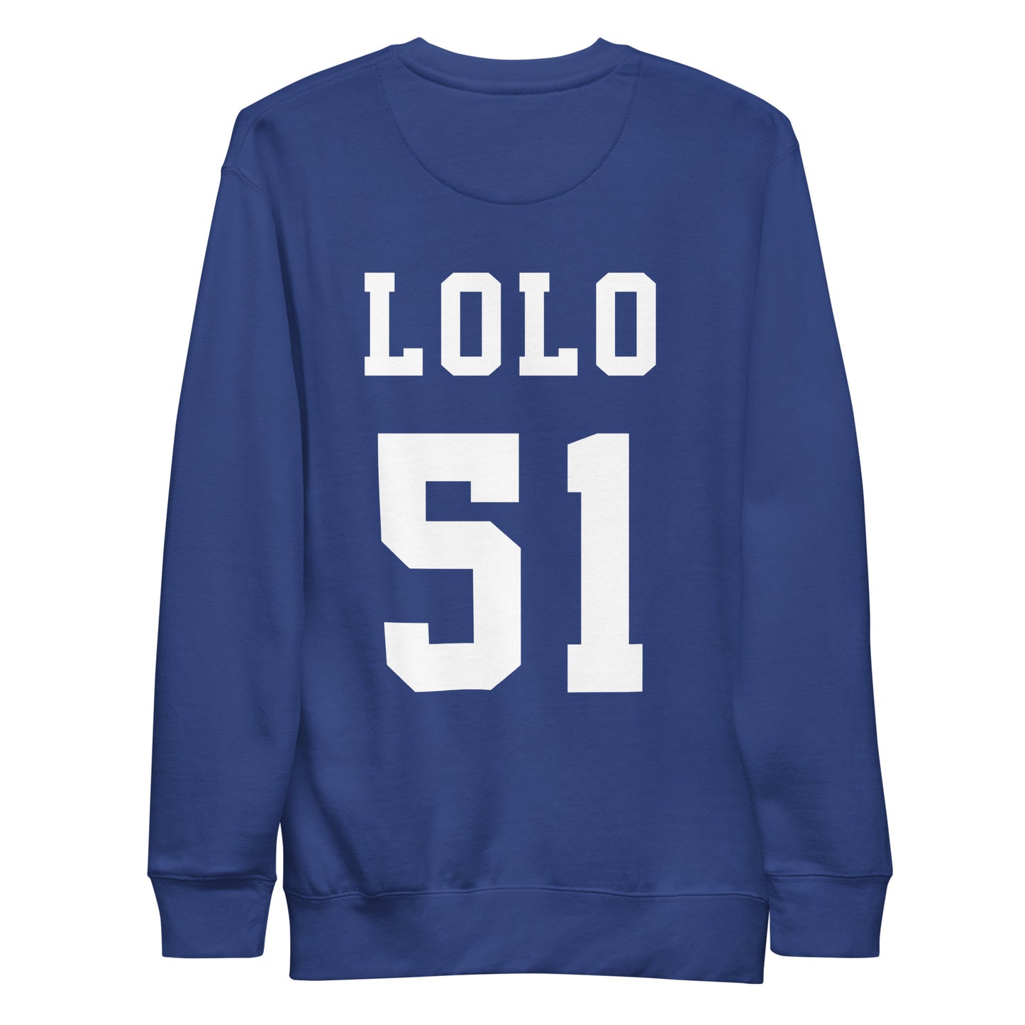 Adult Hopkins Lacrosse Cotton Heritage Crewneck Sweatshirt - LOLO 51
