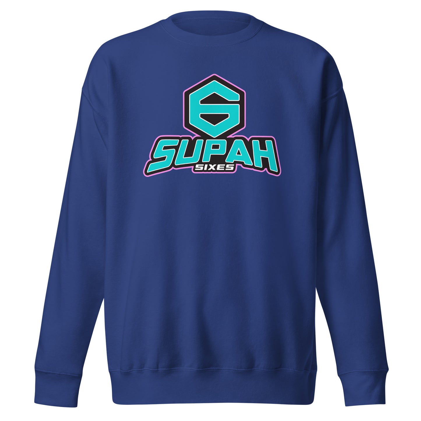 Adult Supah Sixes Cotton Heritage Crewneck Sweatshirt