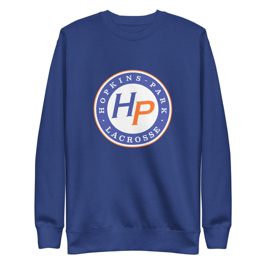Adult Hopkins Lacrosse Cotton Heritage Crewneck Sweatshirt - LOLO 51