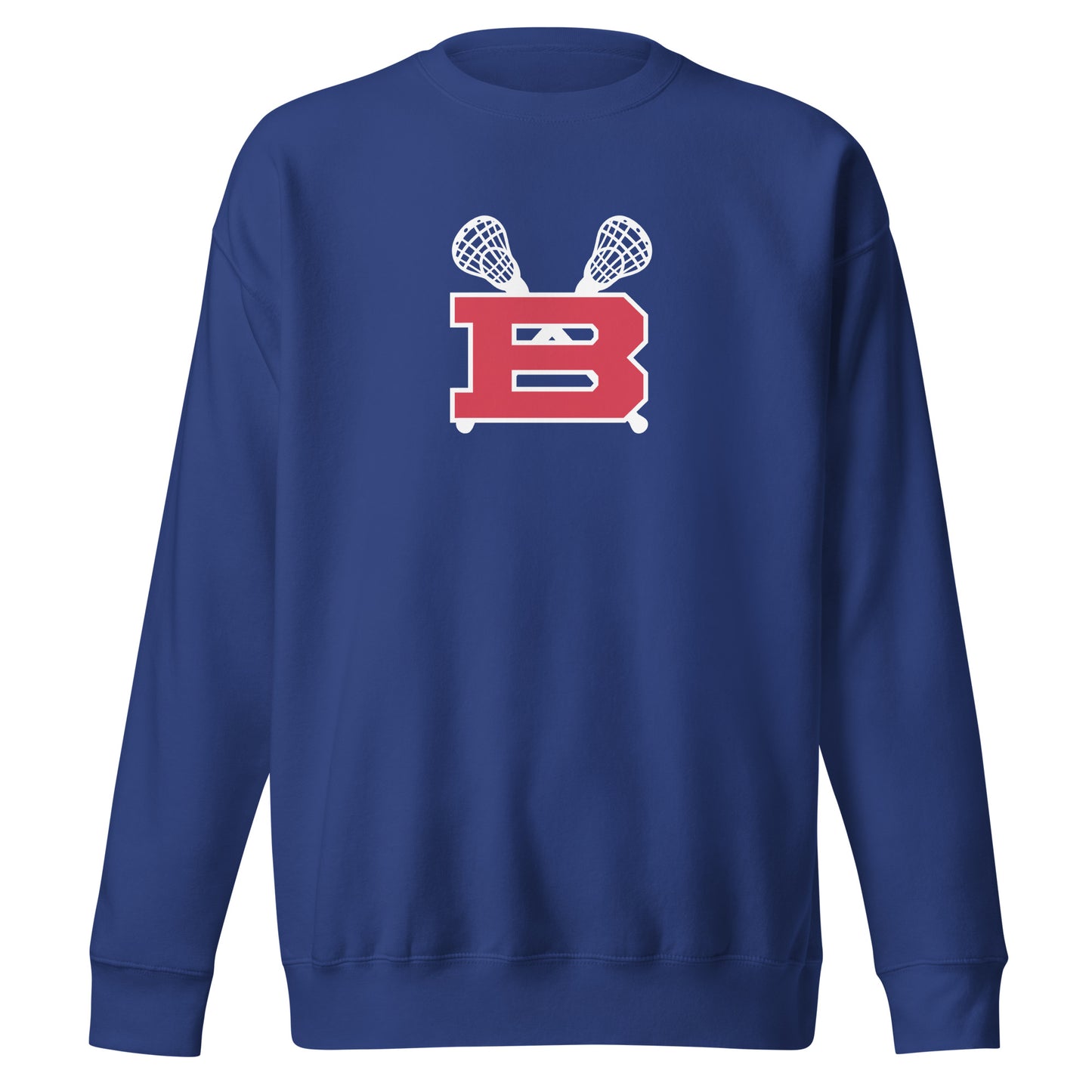 Adult Bartlett HS Lacrosse Cotton Heritage Crewneck Sweatshirt