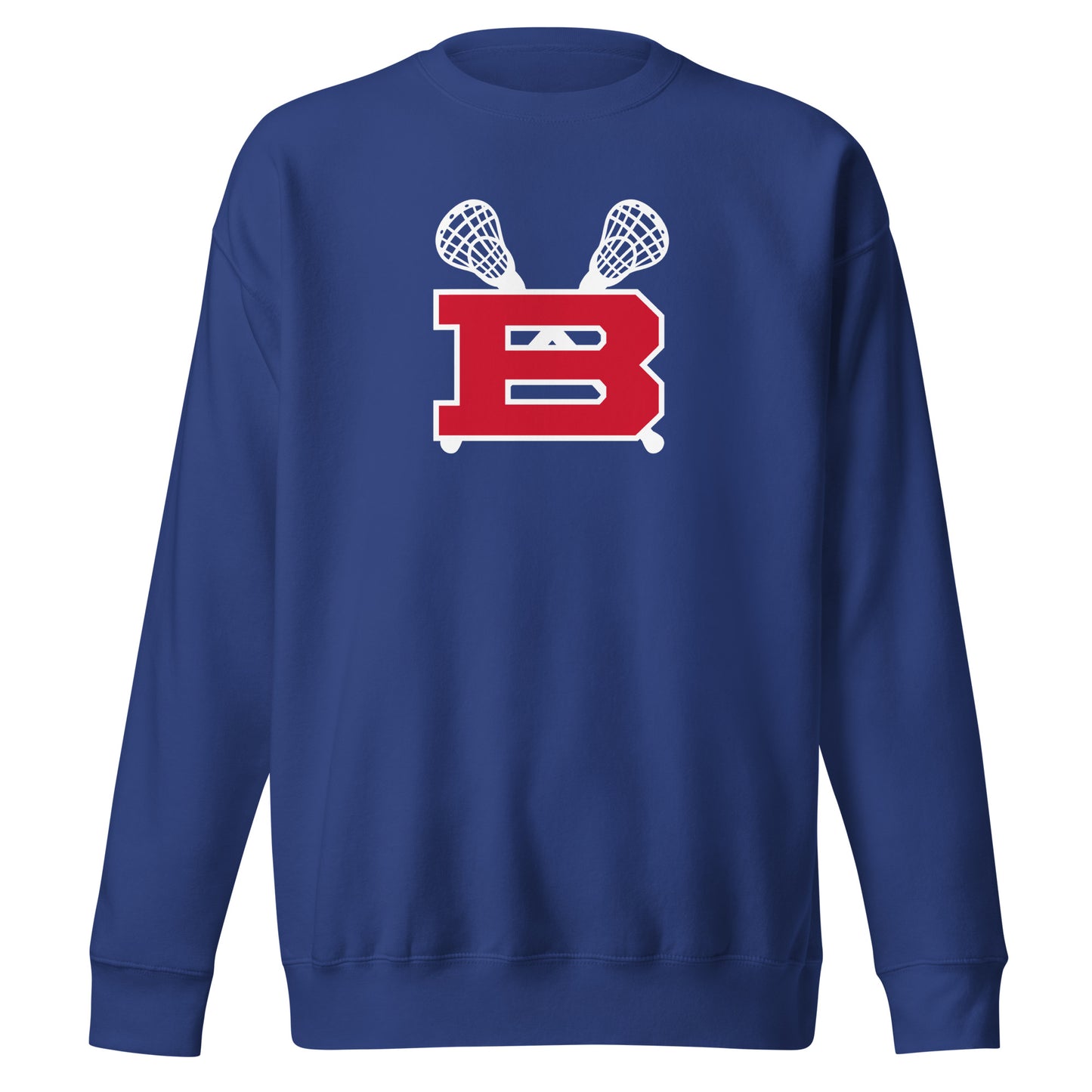 Adult Bartlett HS Lacrosse Cotton Heritage Crewneck Sweatshirt