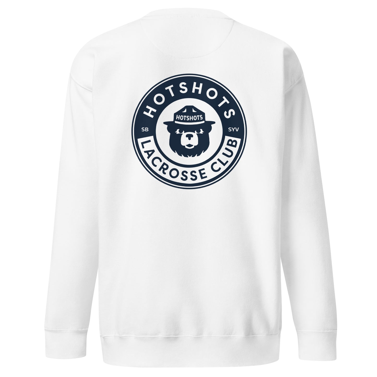 Adult Hotshots Lacrosse Cotton Heritage Crewneck Sweatshirt