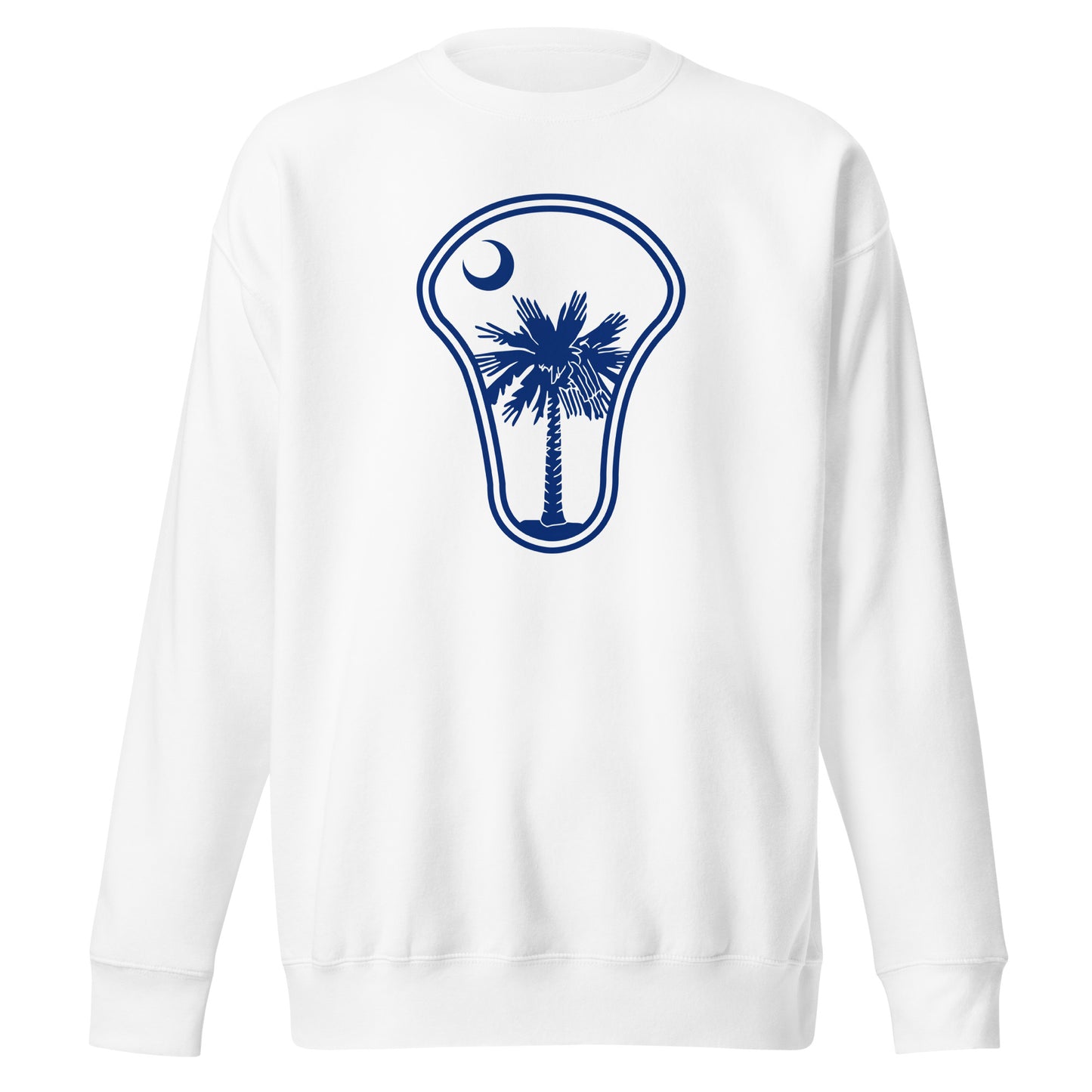 Adult Elite Lacrosse Cotton Heritage Crewneck Sweatshirt