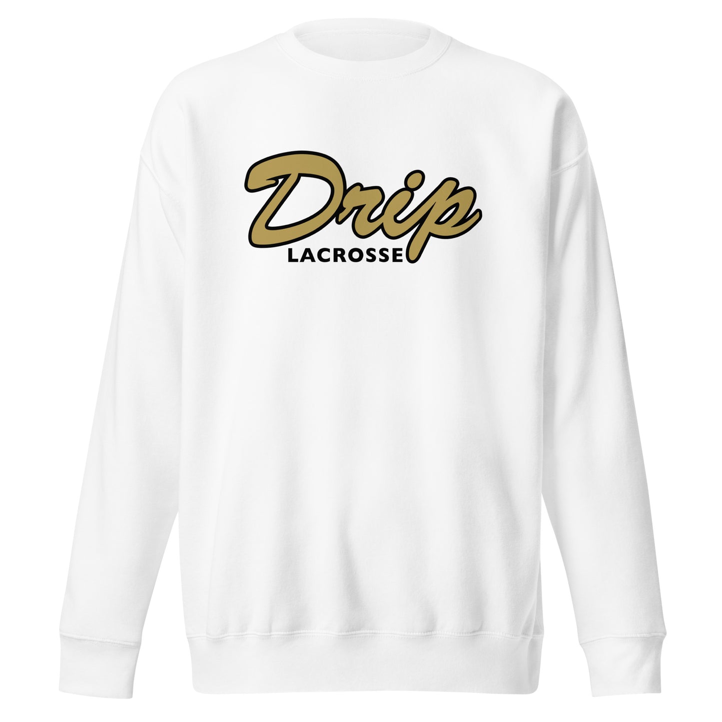 Adult Drip Lacrosse Cotton Heritage Crewneck Sweatshirt