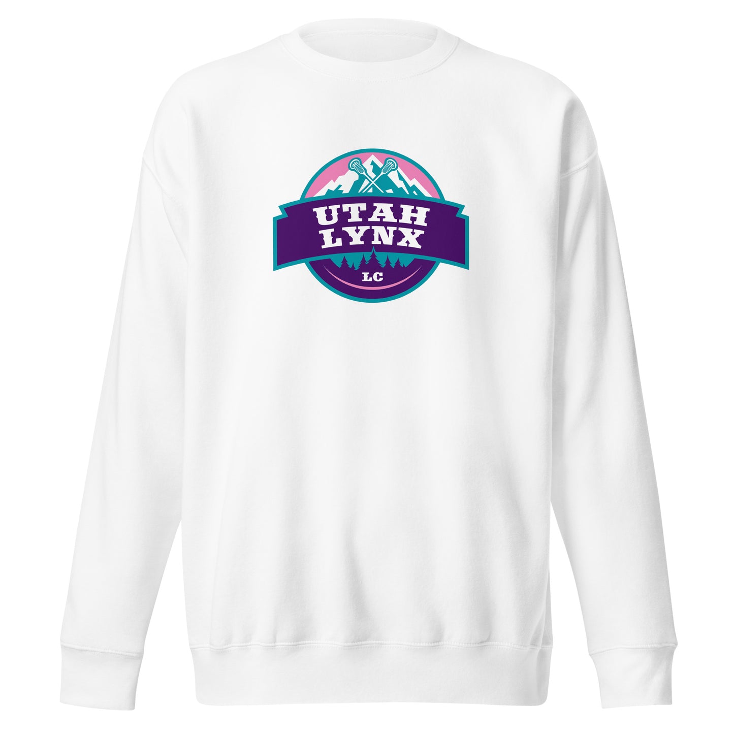 Adult Utah Lynx Cotton Heritage Crewneck Sweatshirt