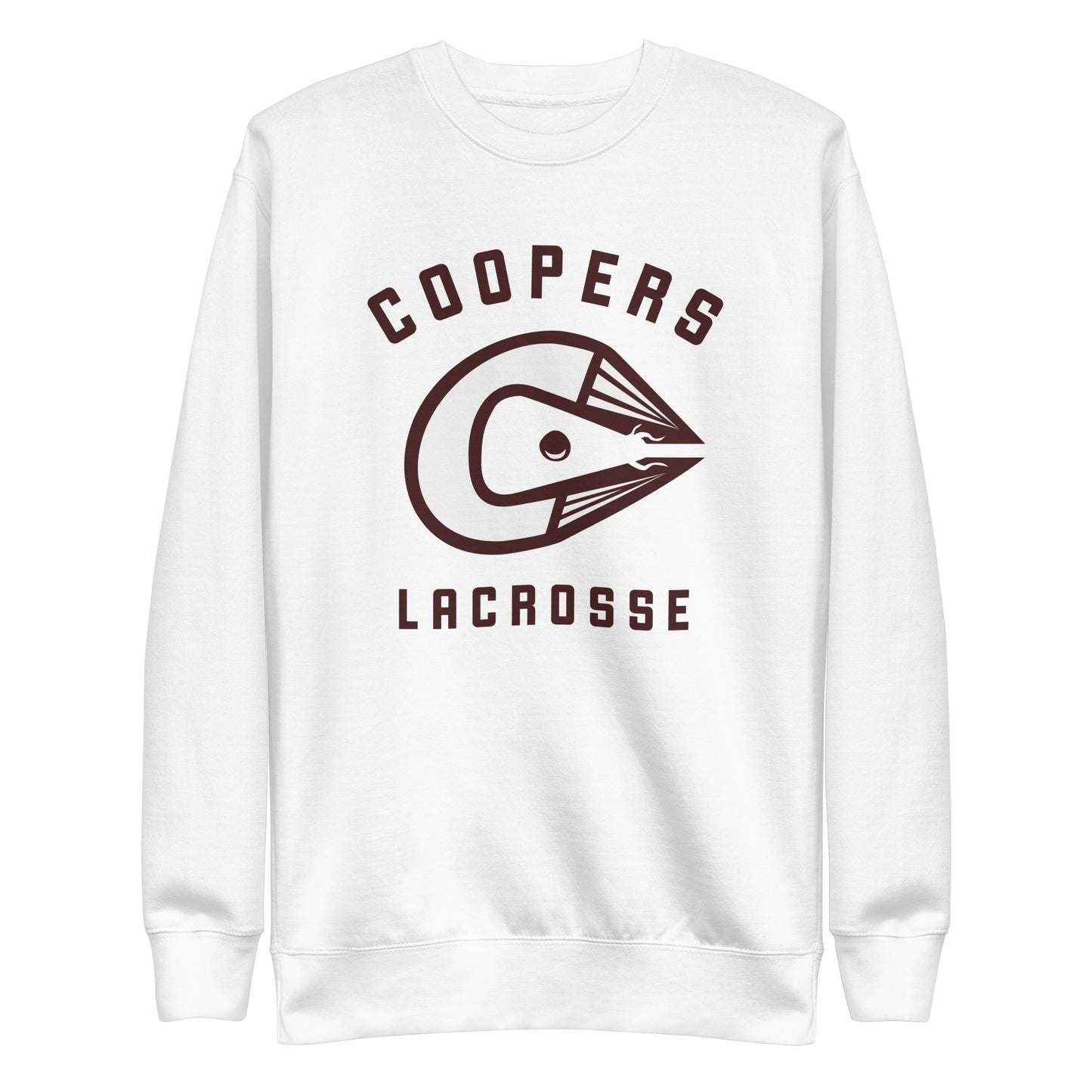 Adult Coopers Lacrosse Cotton Heritage Crewneck Sweatshirt