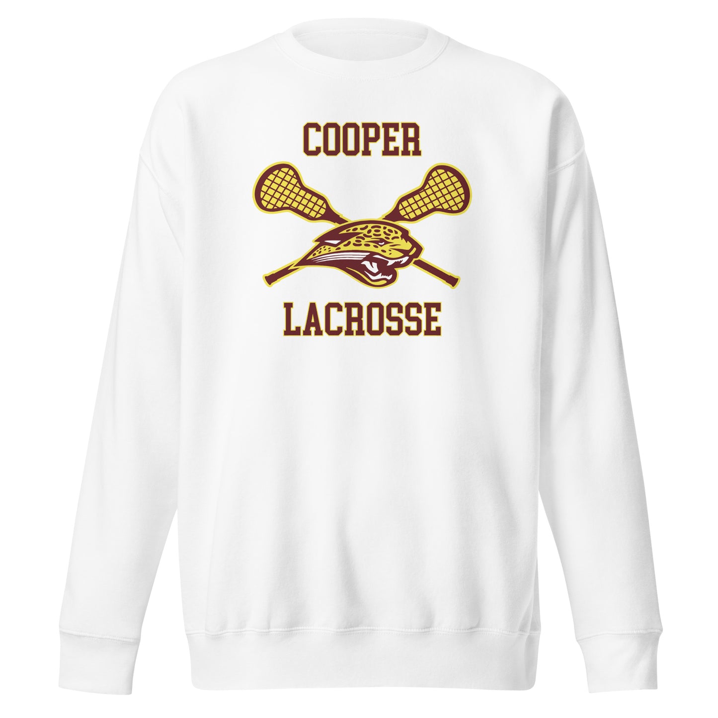 Adult Cooper Lacrosse Cotton Heritage Crewneck Sweatshirt