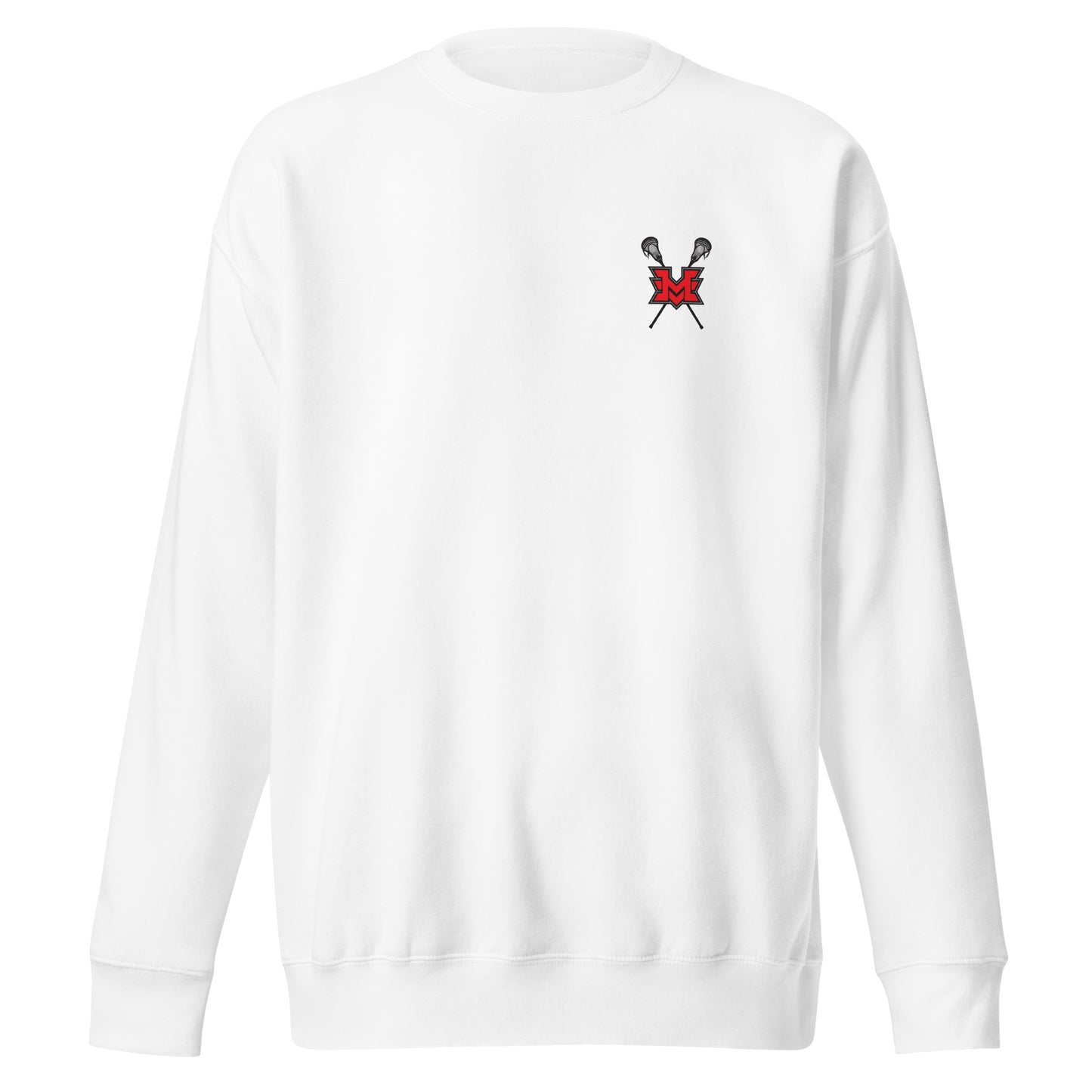 Adult MV Lacrosse Cotton Heritage Crewneck Sweatshirt