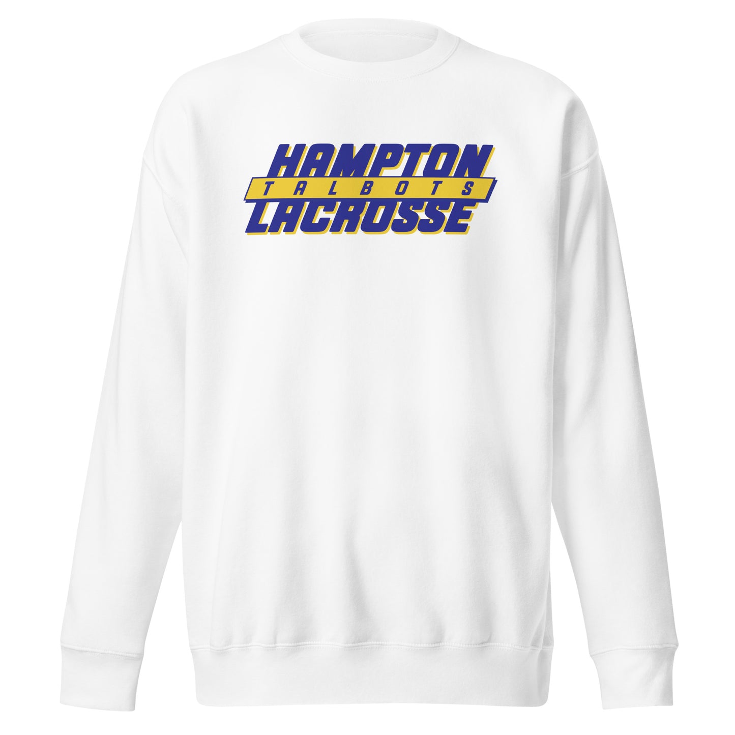 Adult Hampton Lacrosse Cotton Heritage Crewneck Sweatshirt