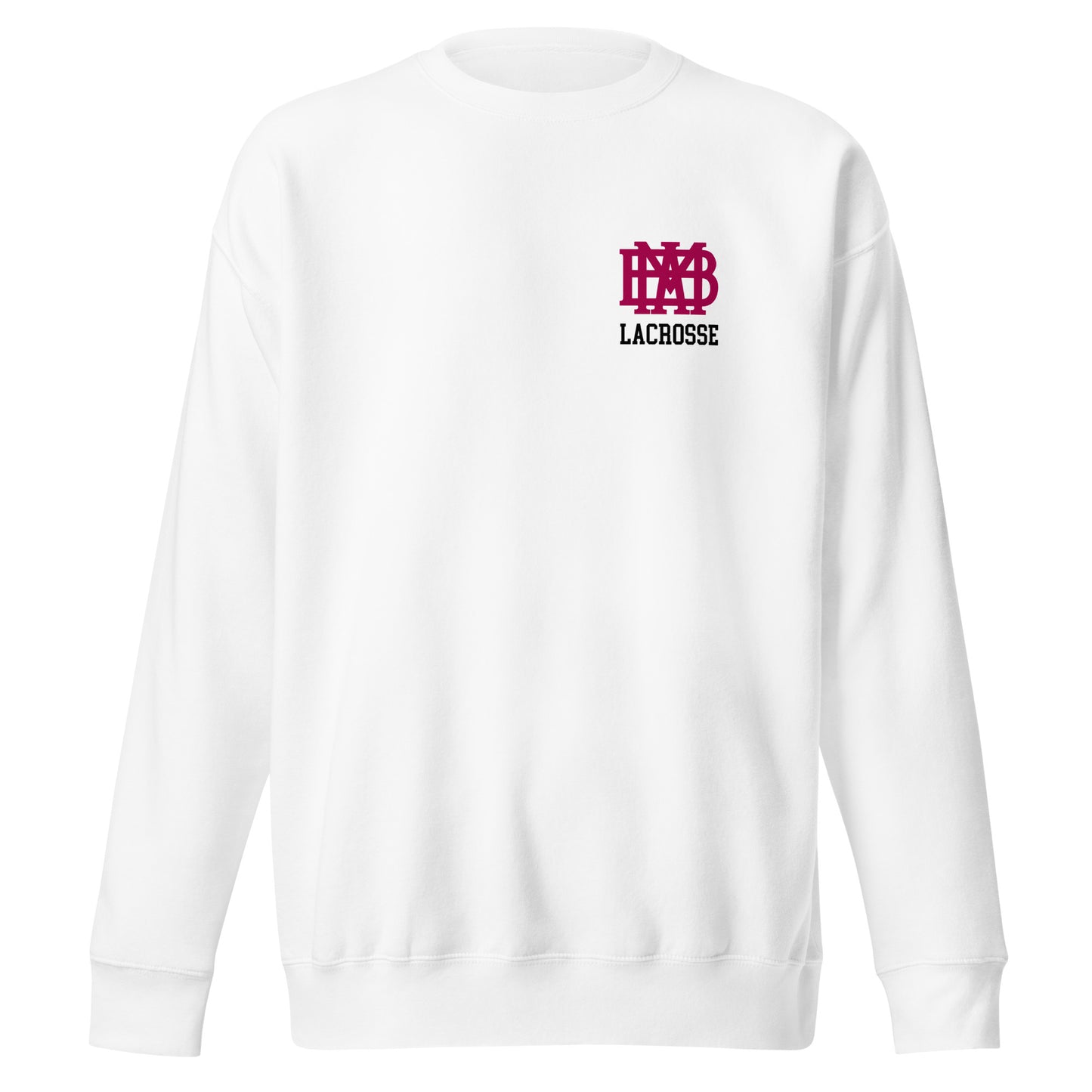 Adult MBA Lacrosse Cotton Heritage Crewneck Sweatshirt