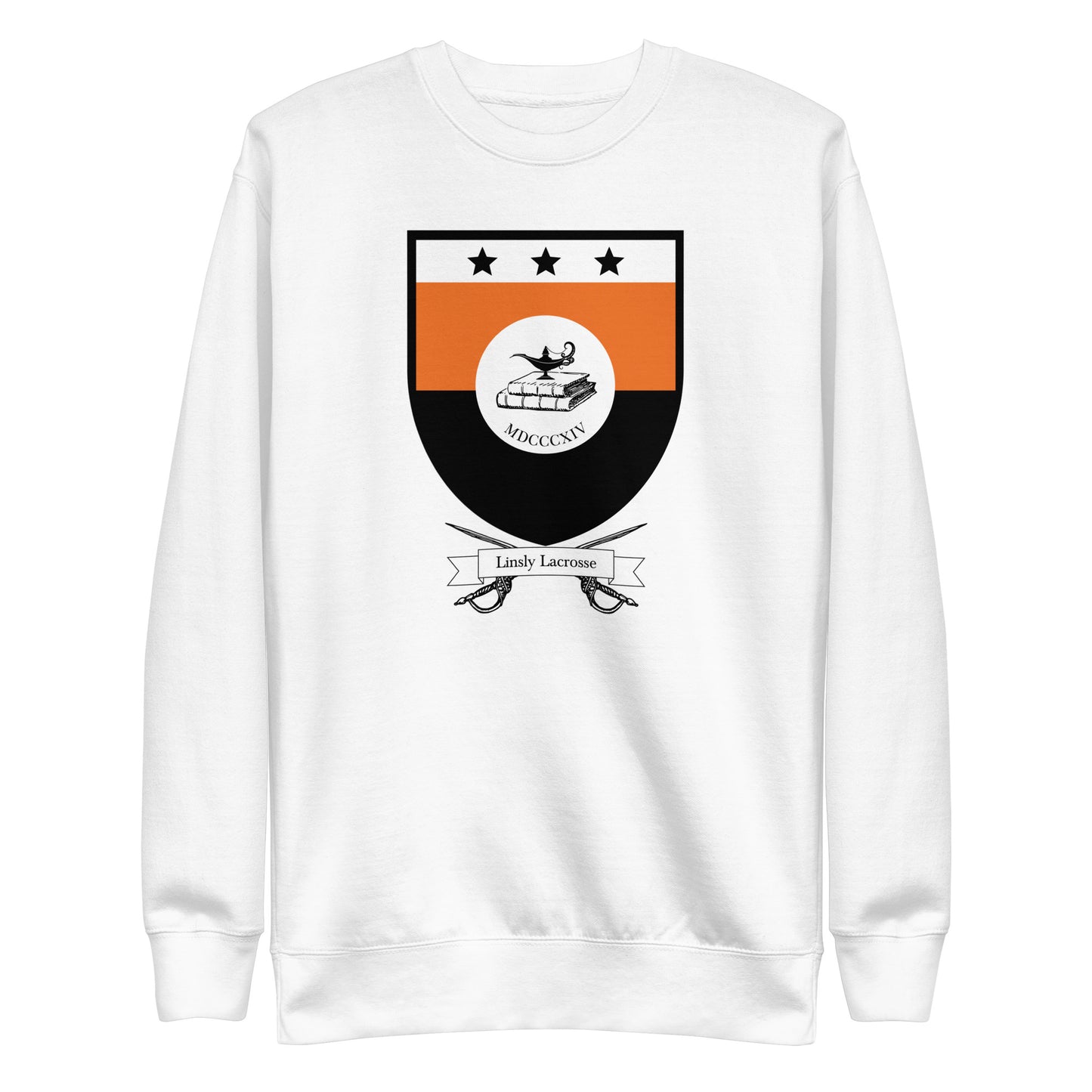 Adult Linsly Lacrosse Cotton Heritage Crewneck Sweatshirt