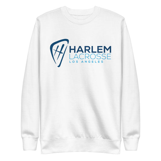 Adult Harlem Lacrosse LA Cotton Heritage Crewneck Sweatshirt