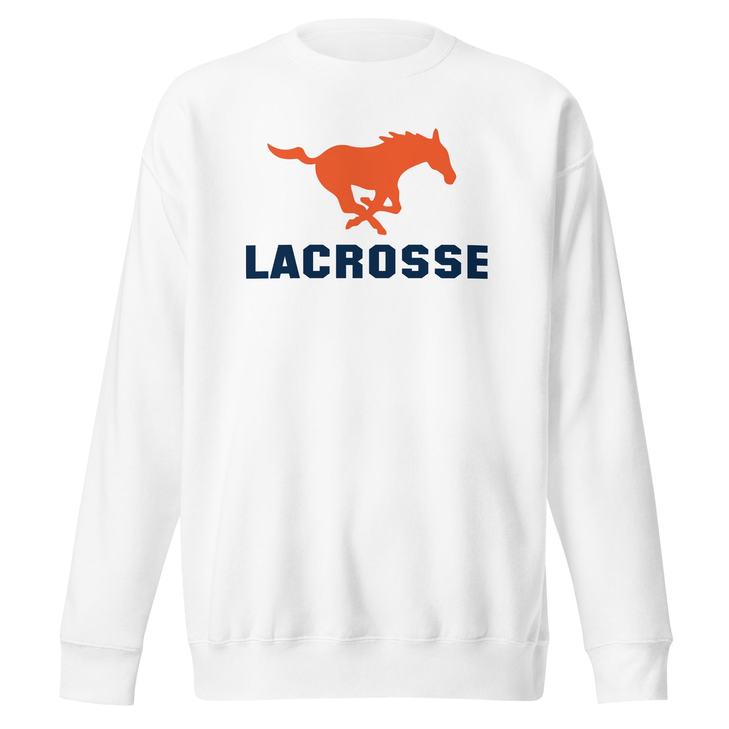 Adult Mountain Crest Lacrosse Cotton Heritage Crewneck Sweatshirt