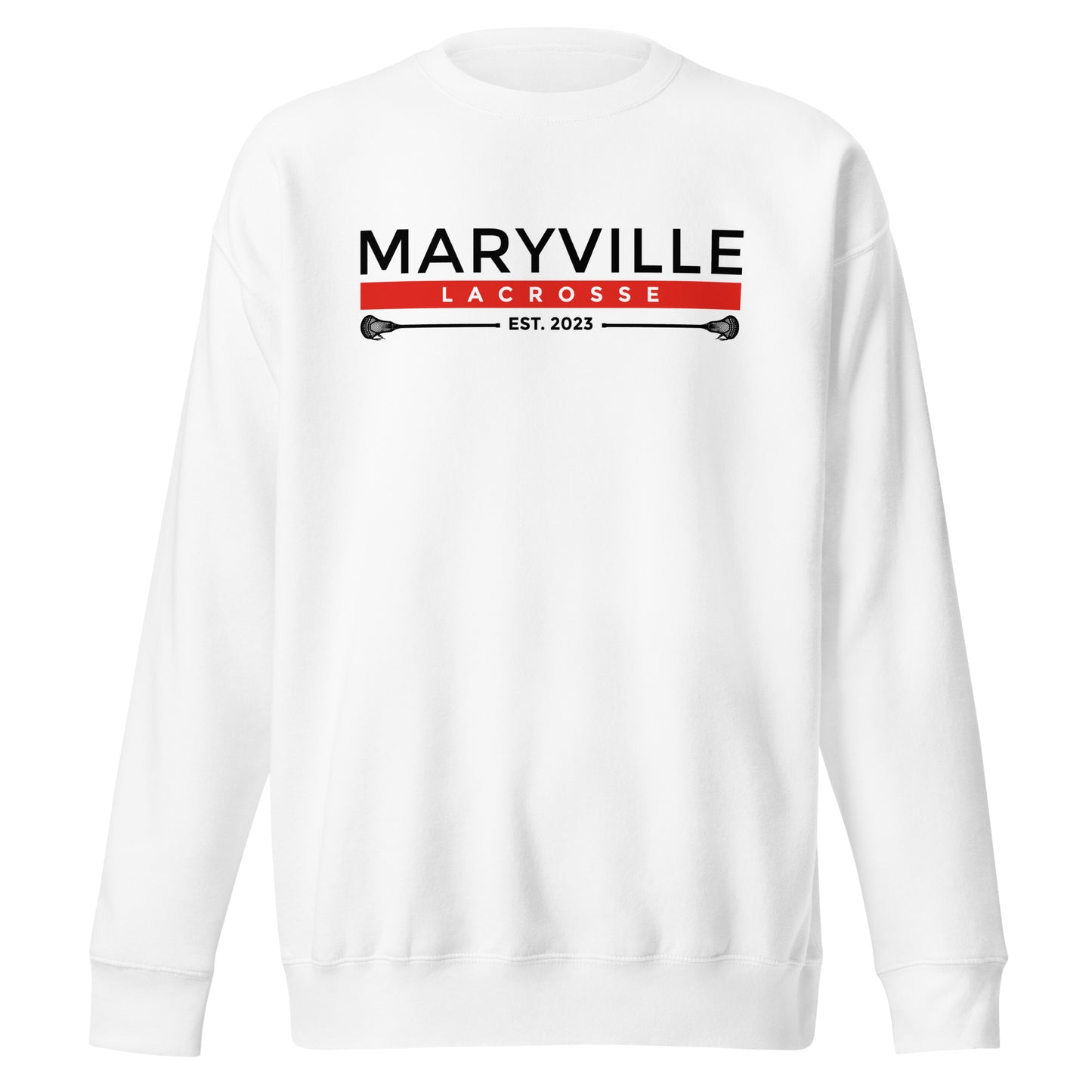 Adult Maryville Lacrosse Cotton Heritage Crewneck Sweatshirt