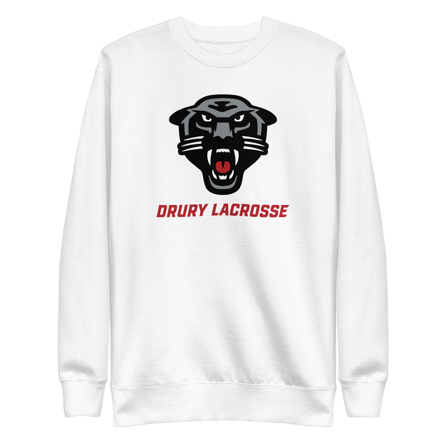 Adult Drury Lacrosse Cotton Heritage Crewneck Sweatshirt